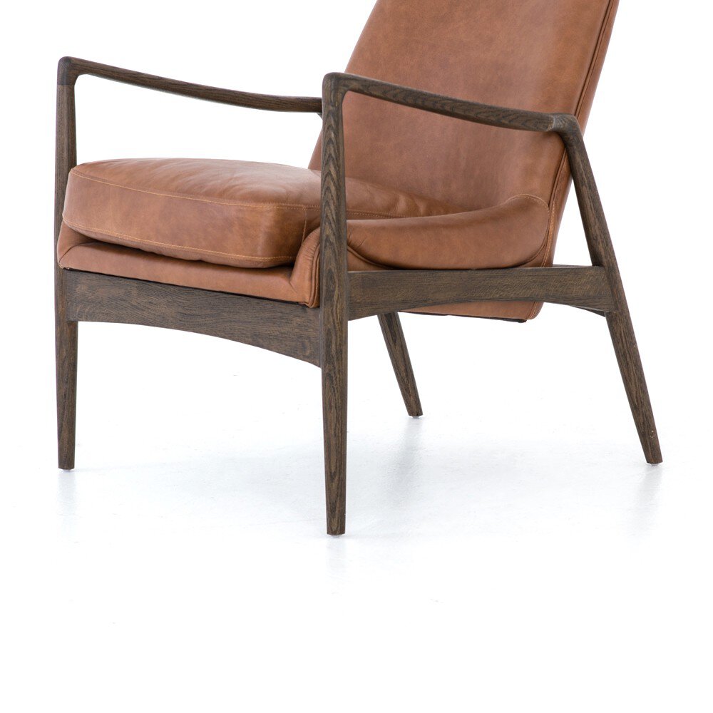 Four Hands Braden Chair — Brandy-Warm Oak