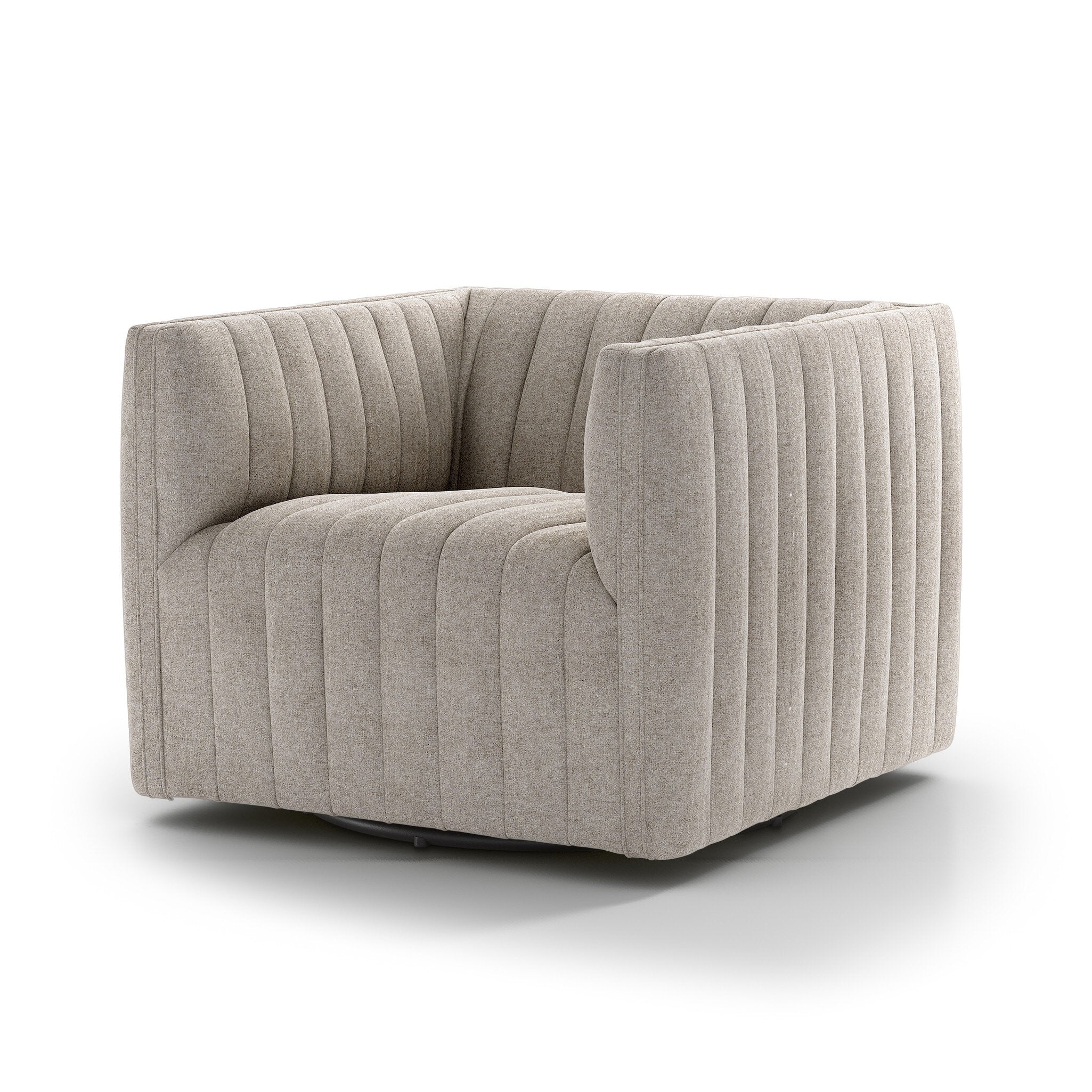 Four Hands Augustine Swivel Chair — Orly Natural