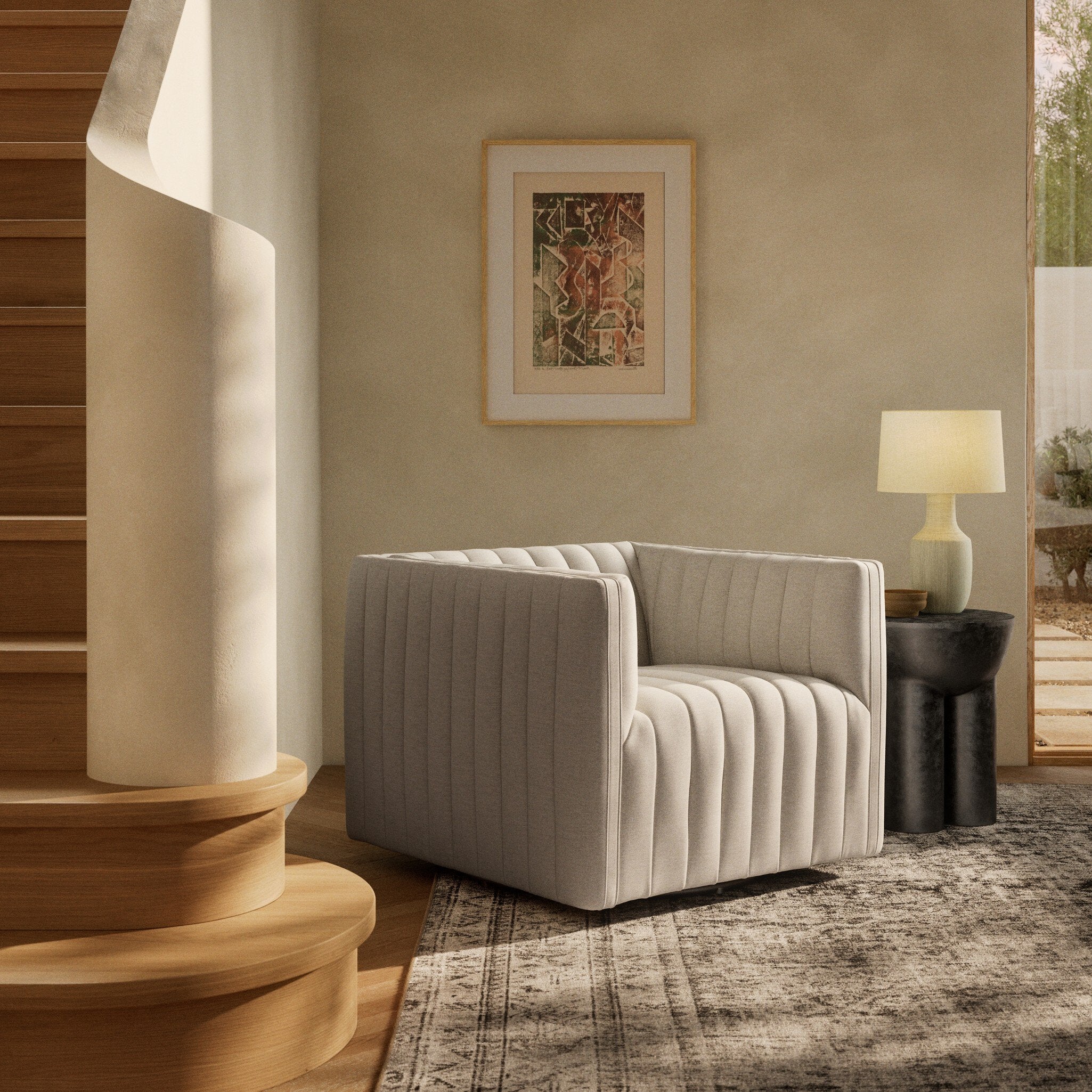 Four Hands Augustine Swivel Chair — Dover Crescent