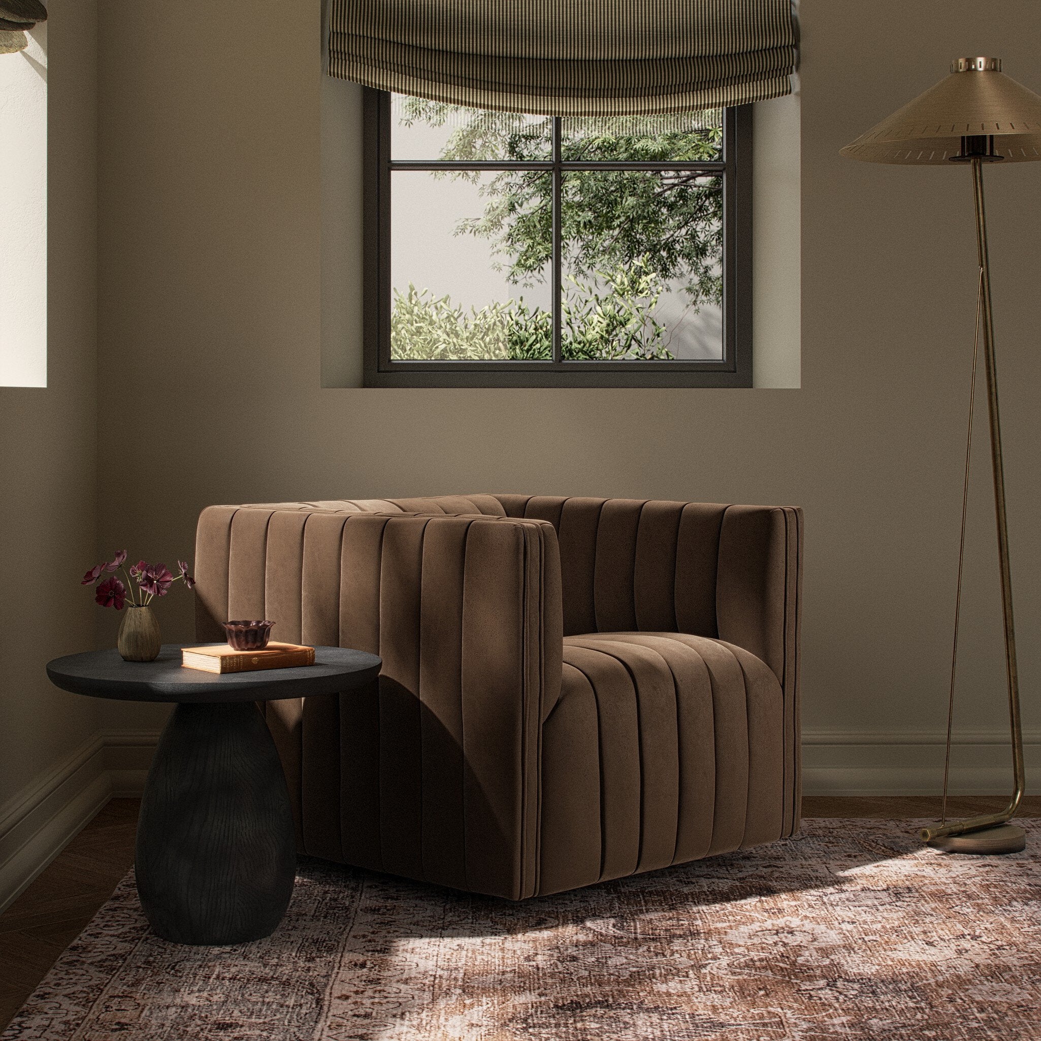 Four Hands Augustine Swivel Chair — Maestro Cigar