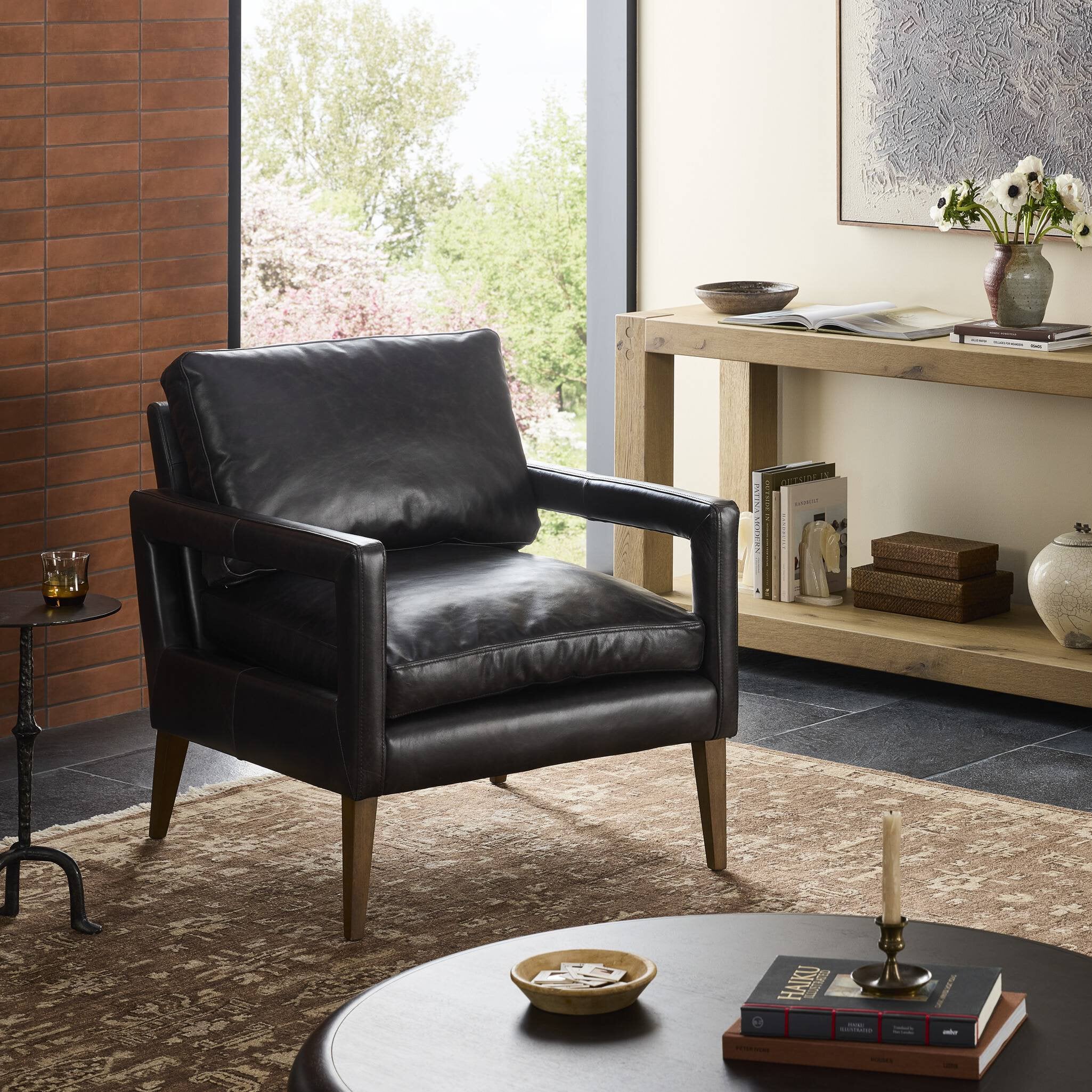 Four Hands Olson Chair — Sonoma Black-Pecan
