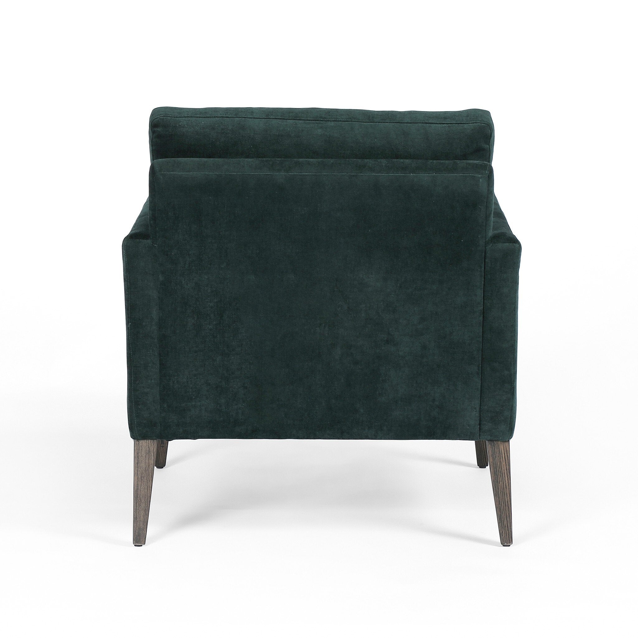 Four Hands Olson Chair — Emerald Worn Velvet-Sienna Brown