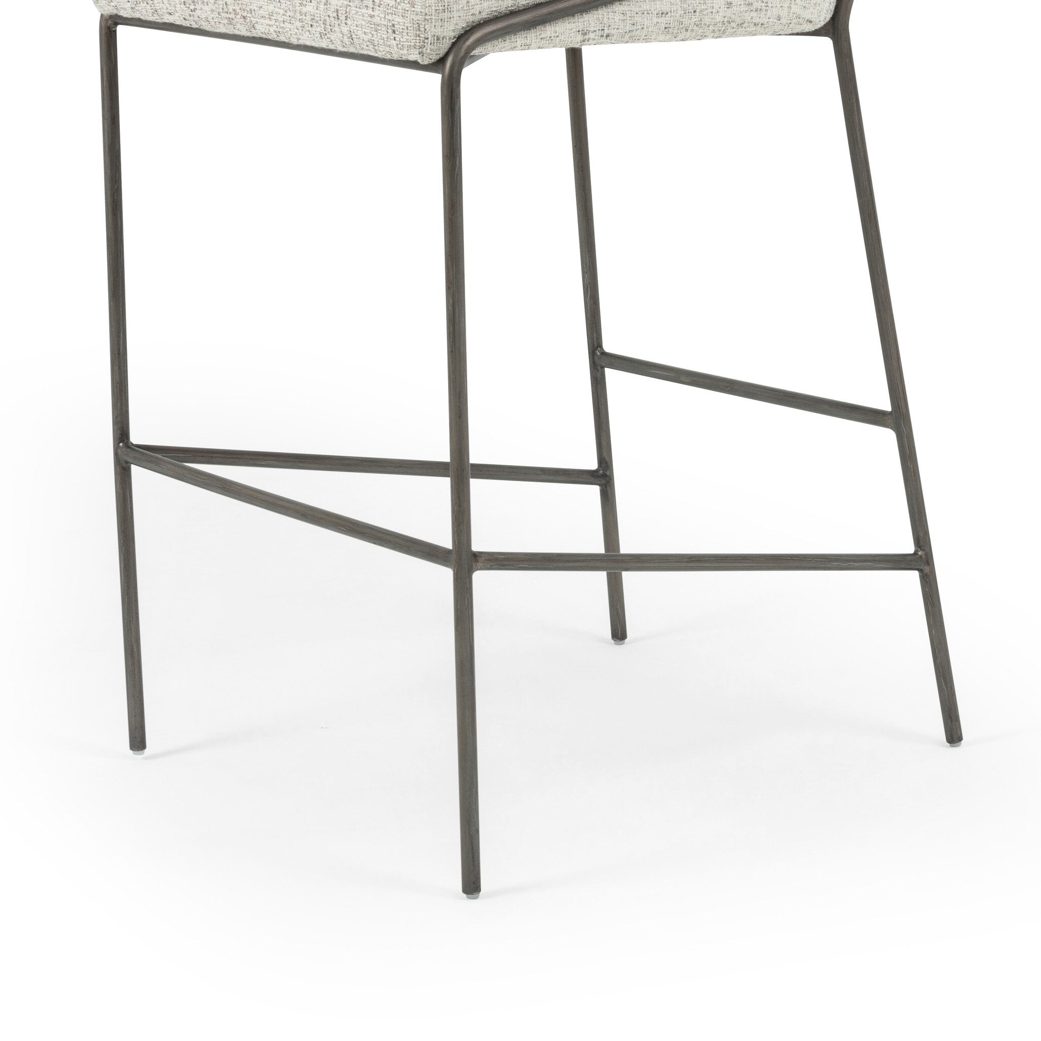 Four Hands Astrud Bar + Counter Stool — Lyon Pewter-Brushed Slate-Bar