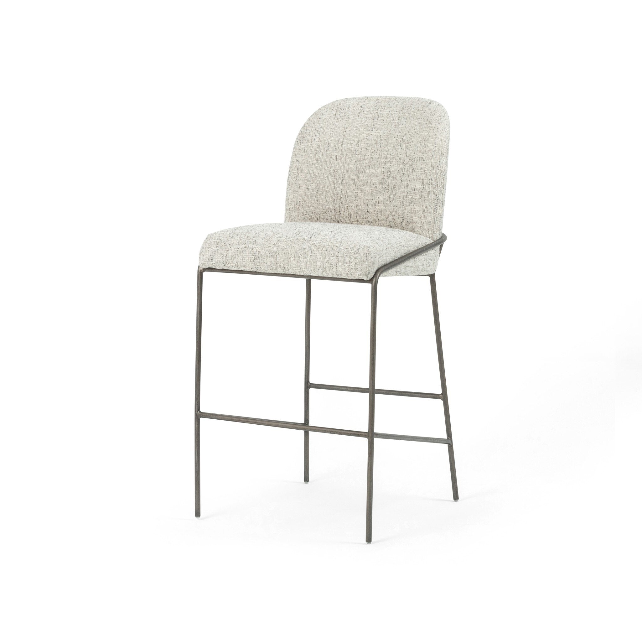 Four Hands Astrud Bar + Counter Stool — Lyon Pewter-Brushed Slate-Bar