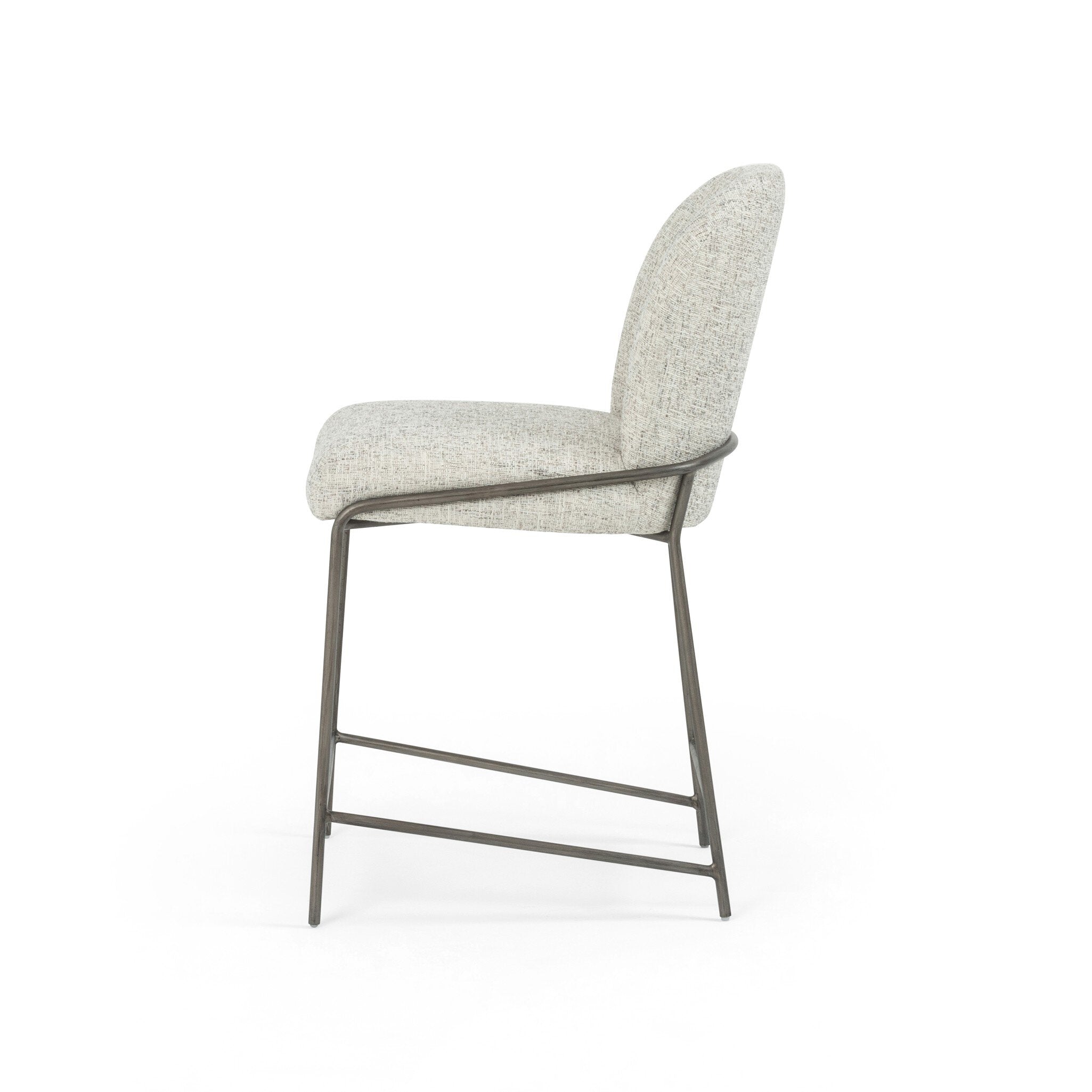 Four Hands Astrud Bar + Counter Stool — Lyon Pewter-Brushed Slate-Counter