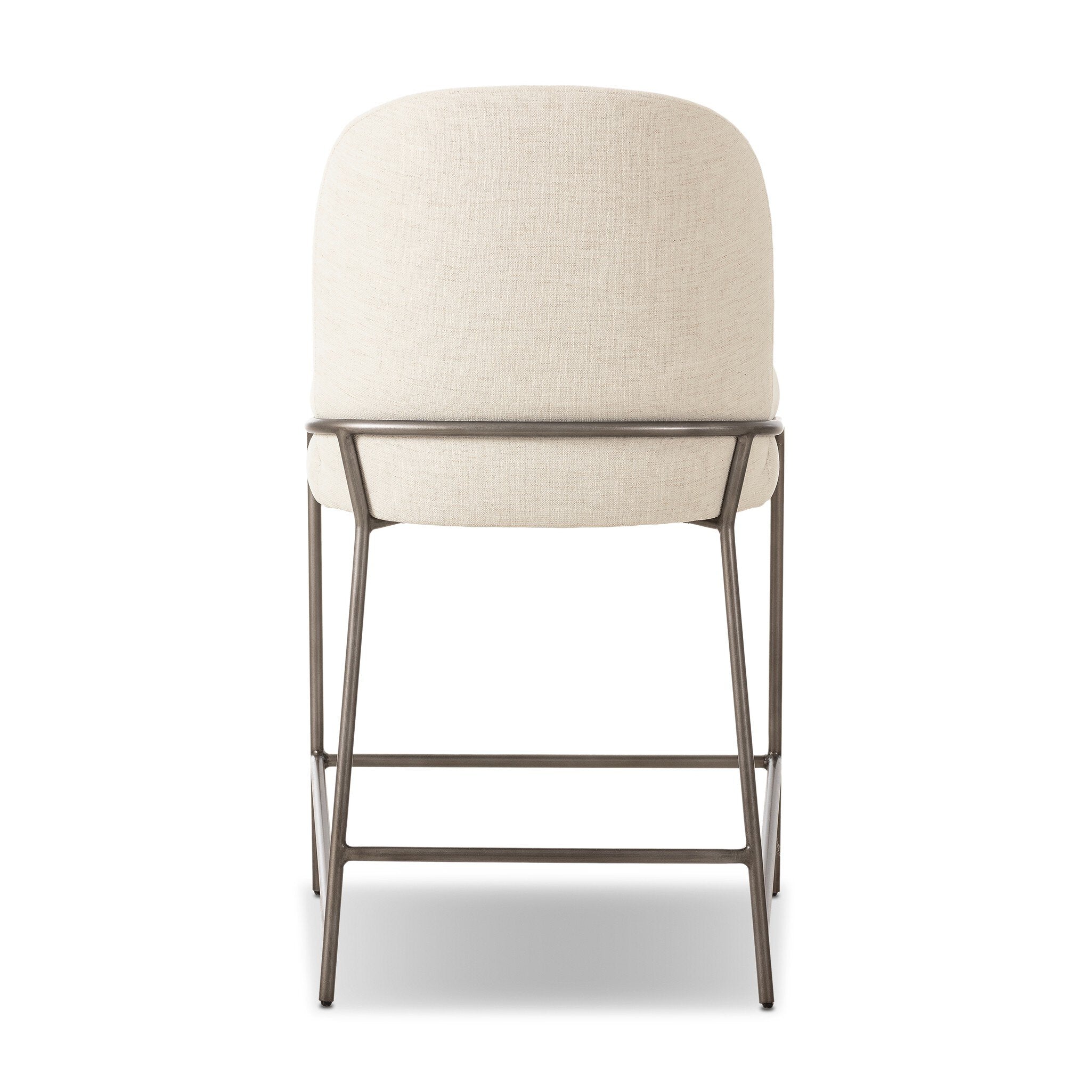 Four Hands Astrud Bar + Counter Stool — Crypton Nomad Snow-Brushed Slate-Counter