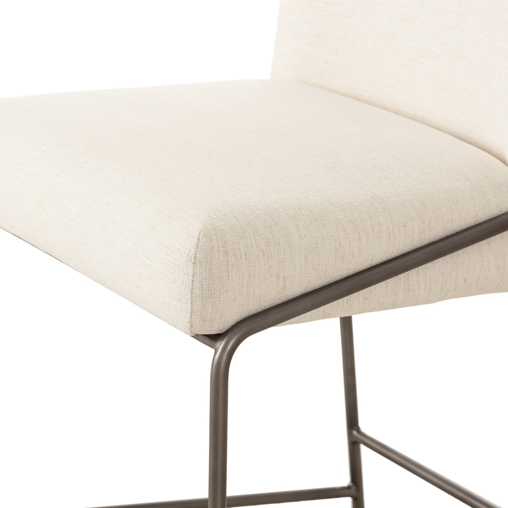 Four Hands Astrud Bar + Counter Stool — Crypton Nomad Snow-Brushed Slate-Counter