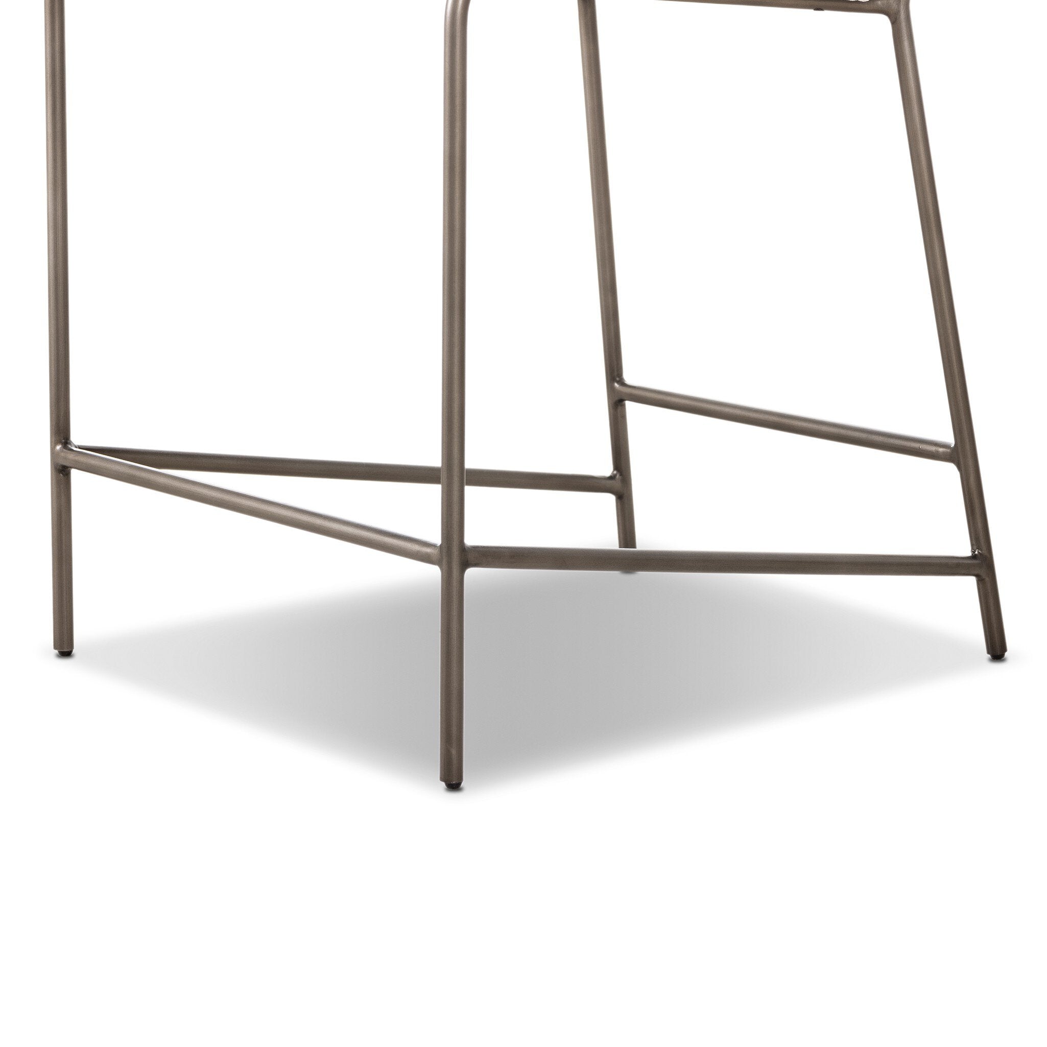 Four Hands Astrud Bar + Counter Stool — Crypton Nomad Snow-Brushed Slate-Counter