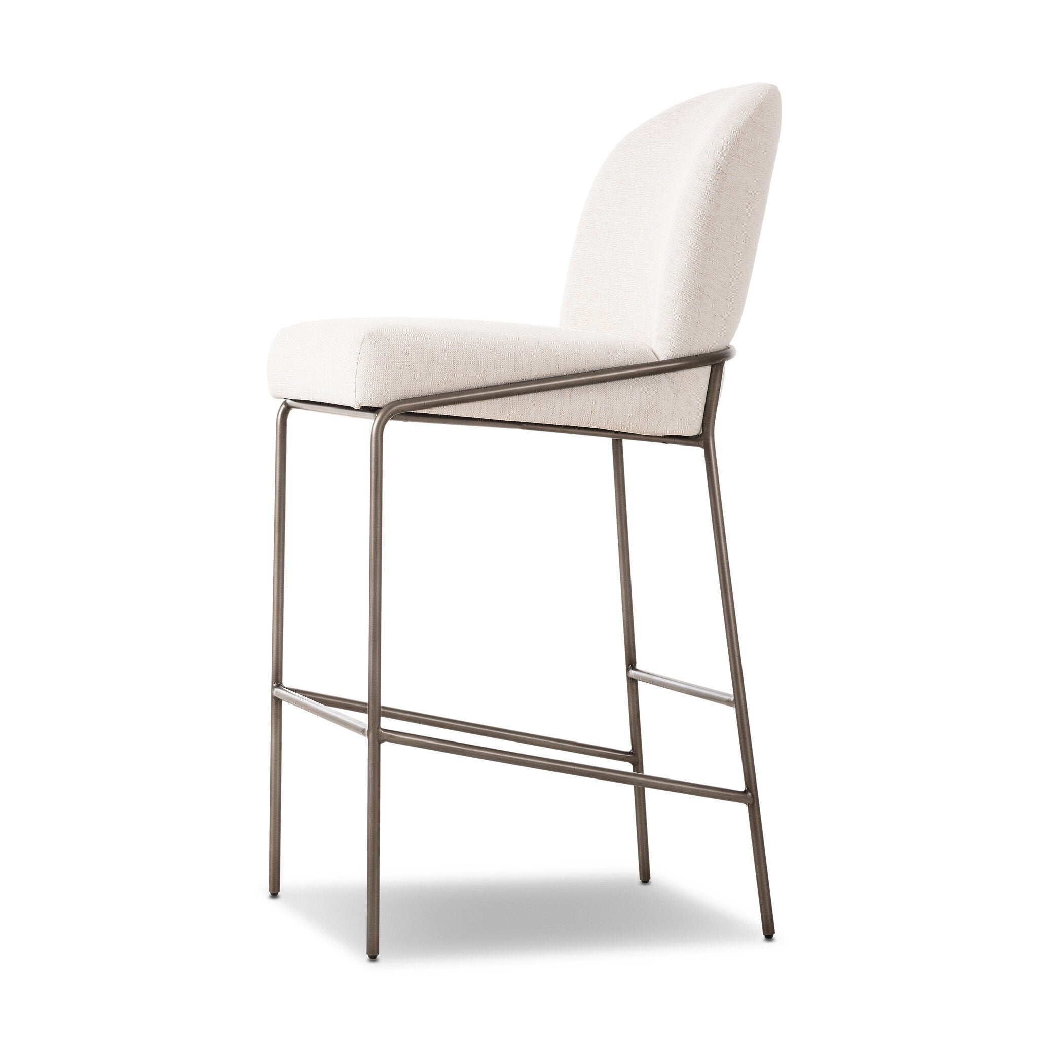Four Hands Astrud Bar + Counter Stool — Crypton Nomad Snow-Brushed Slate-Bar