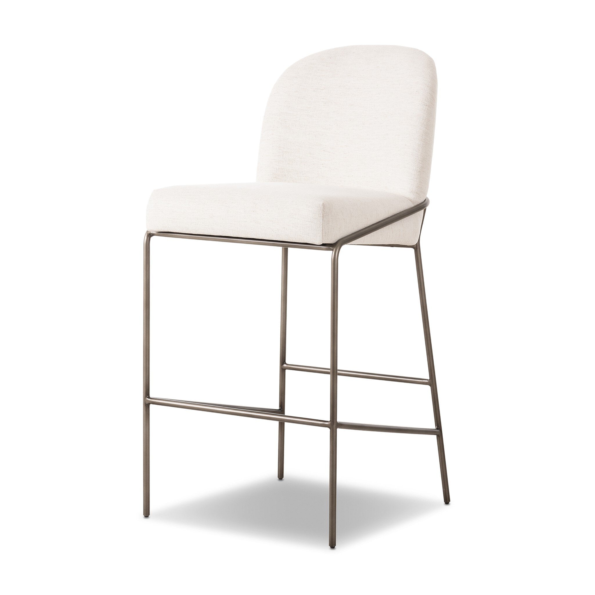 Four Hands Astrud Bar + Counter Stool — Crypton Nomad Snow-Brushed Slate-Bar