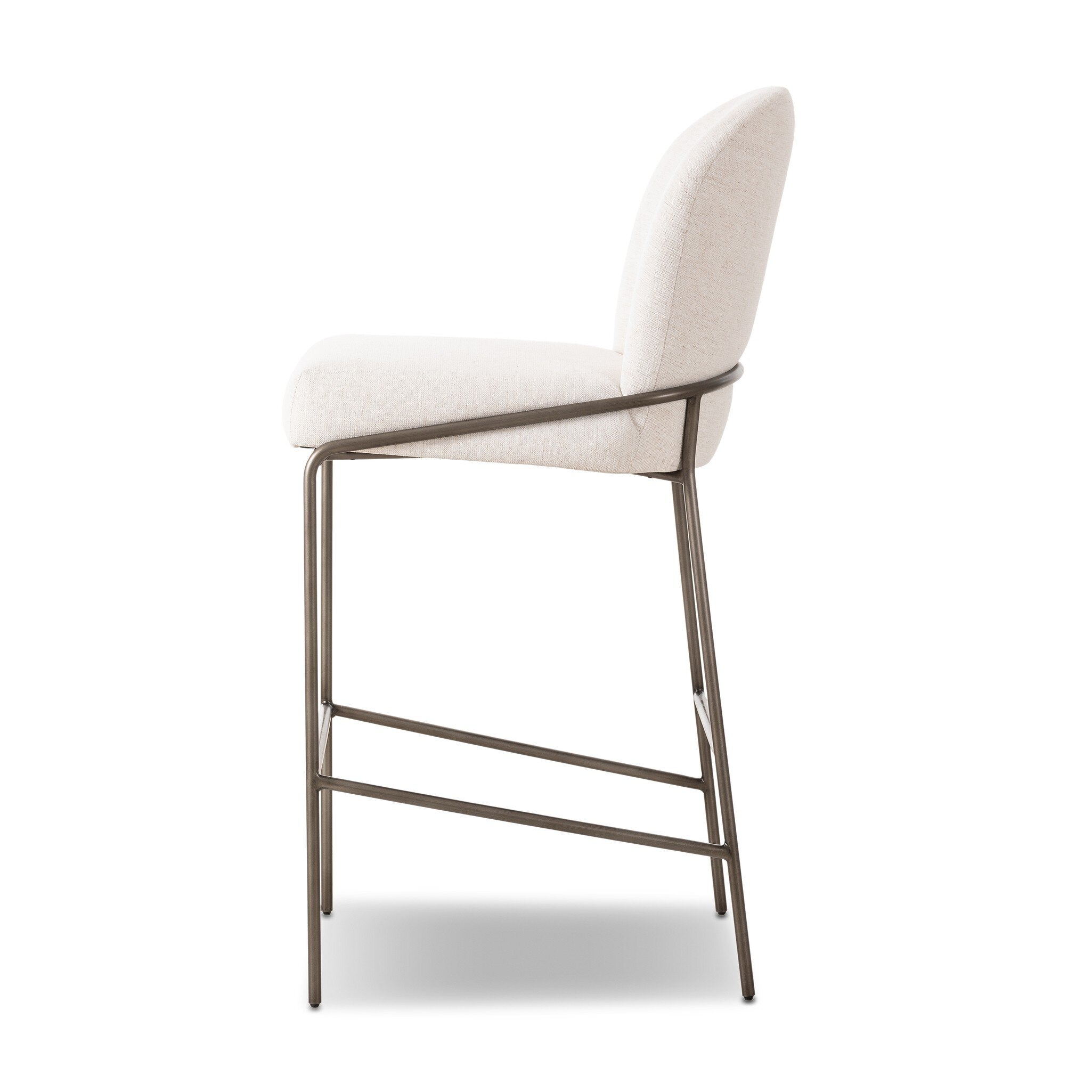 Four Hands Astrud Bar + Counter Stool — Crypton Nomad Snow-Brushed Slate-Bar