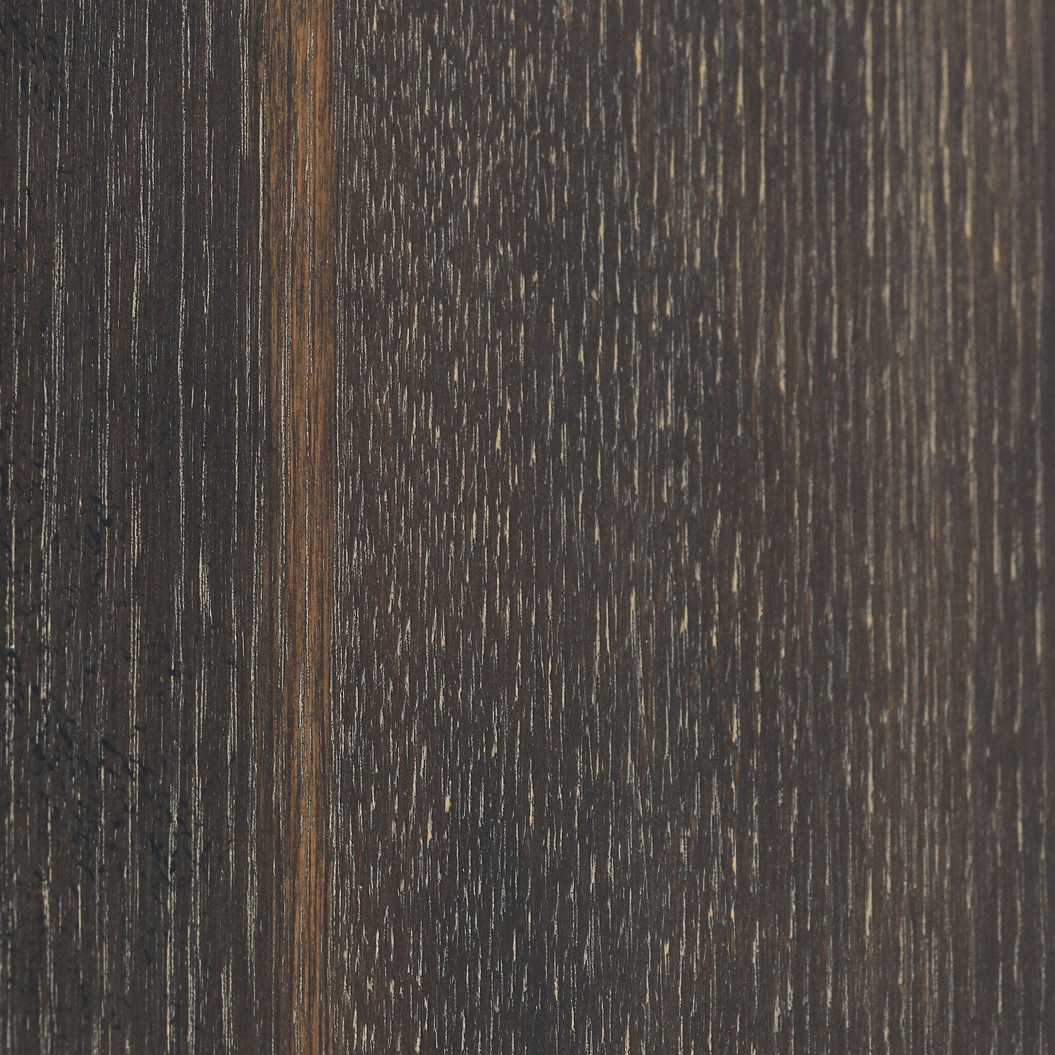Four Hands Powell Dining Table — English Brown Oak Veneer-English Brown Oak-Dark Rustic Black