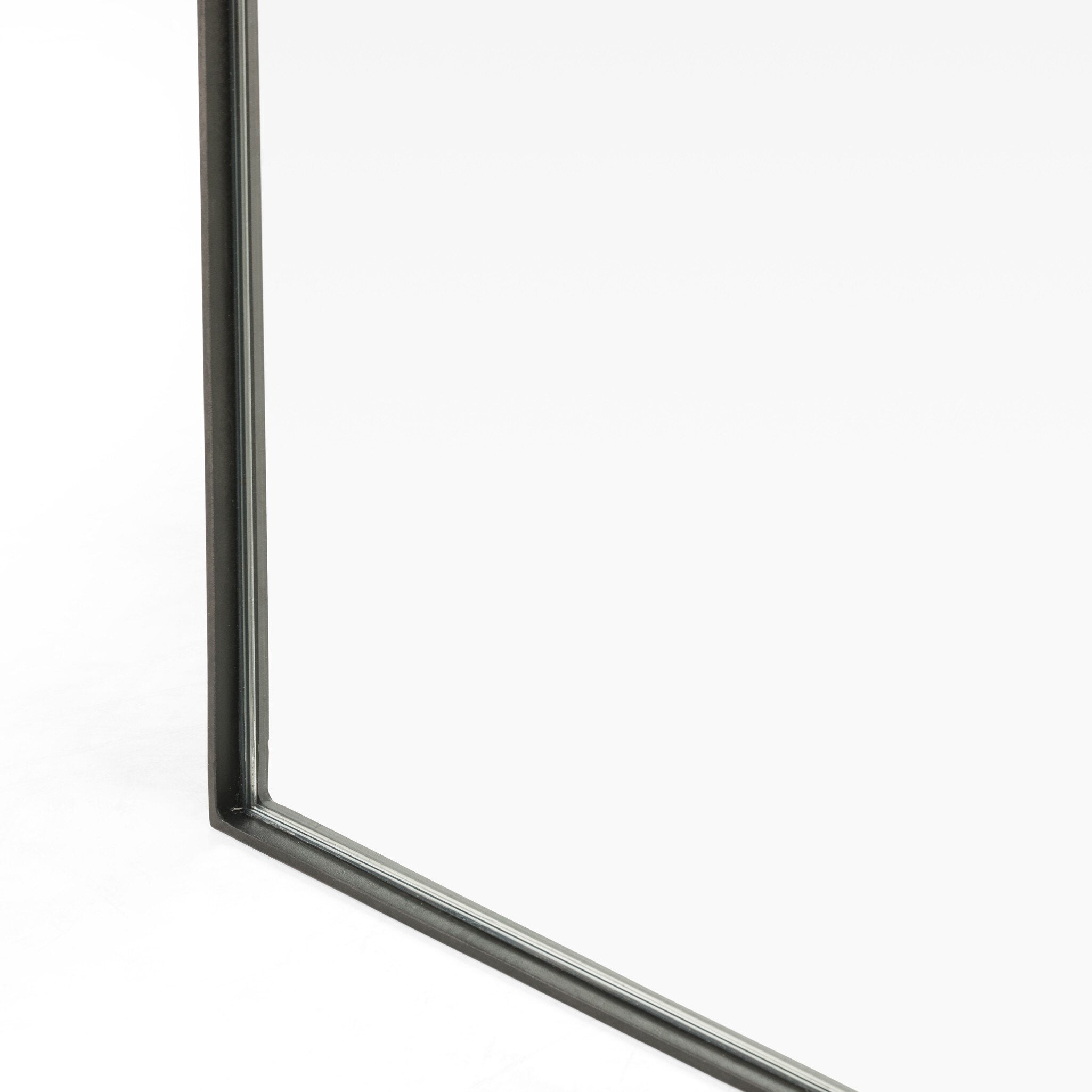 Four Hands Bellvue Floor Mirror — Rustic Black