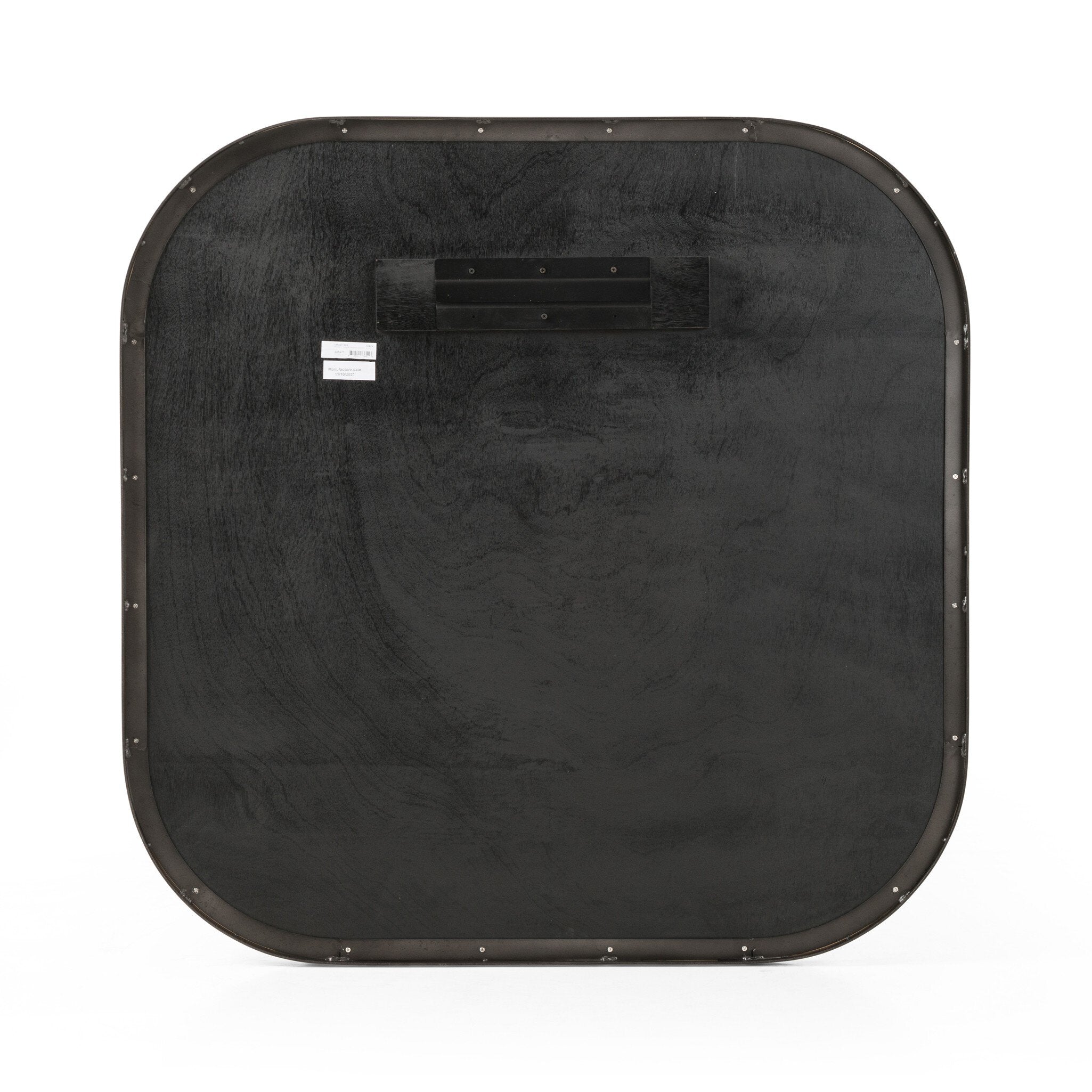 Four Hands Bellvue Square Mirror — Rustic Black