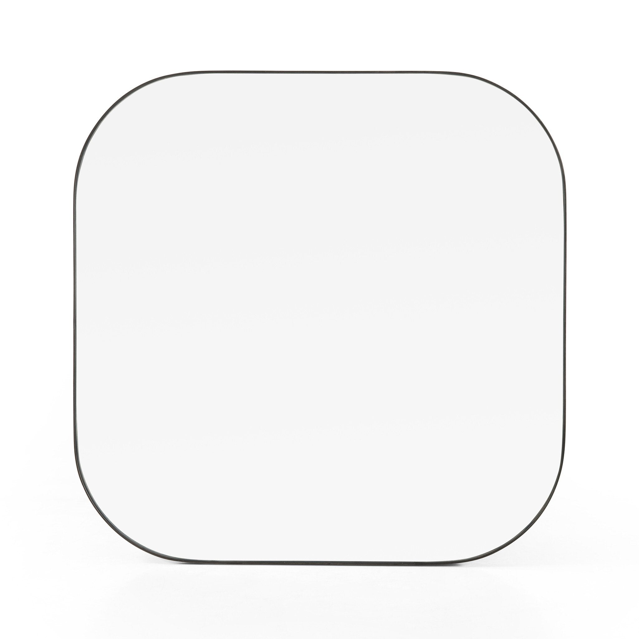 Four Hands Bellvue Square Mirror — Rustic Black