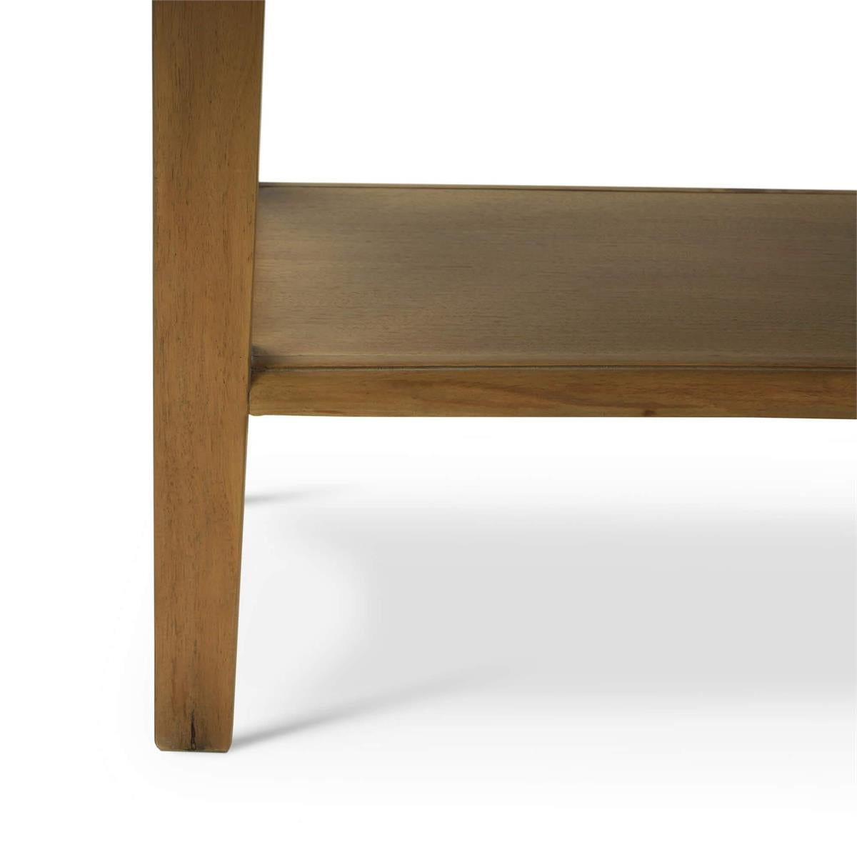 Bramble Eton 3 Drawer Side Table — Antique French Oak