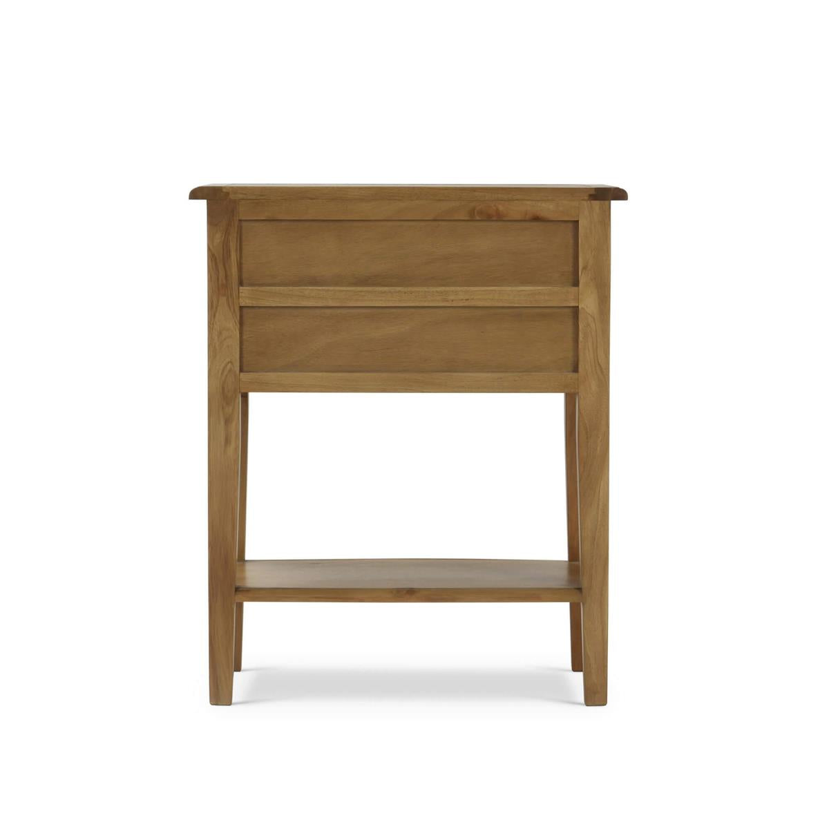 Bramble Eton 3 Drawer Side Table — Antique French Oak