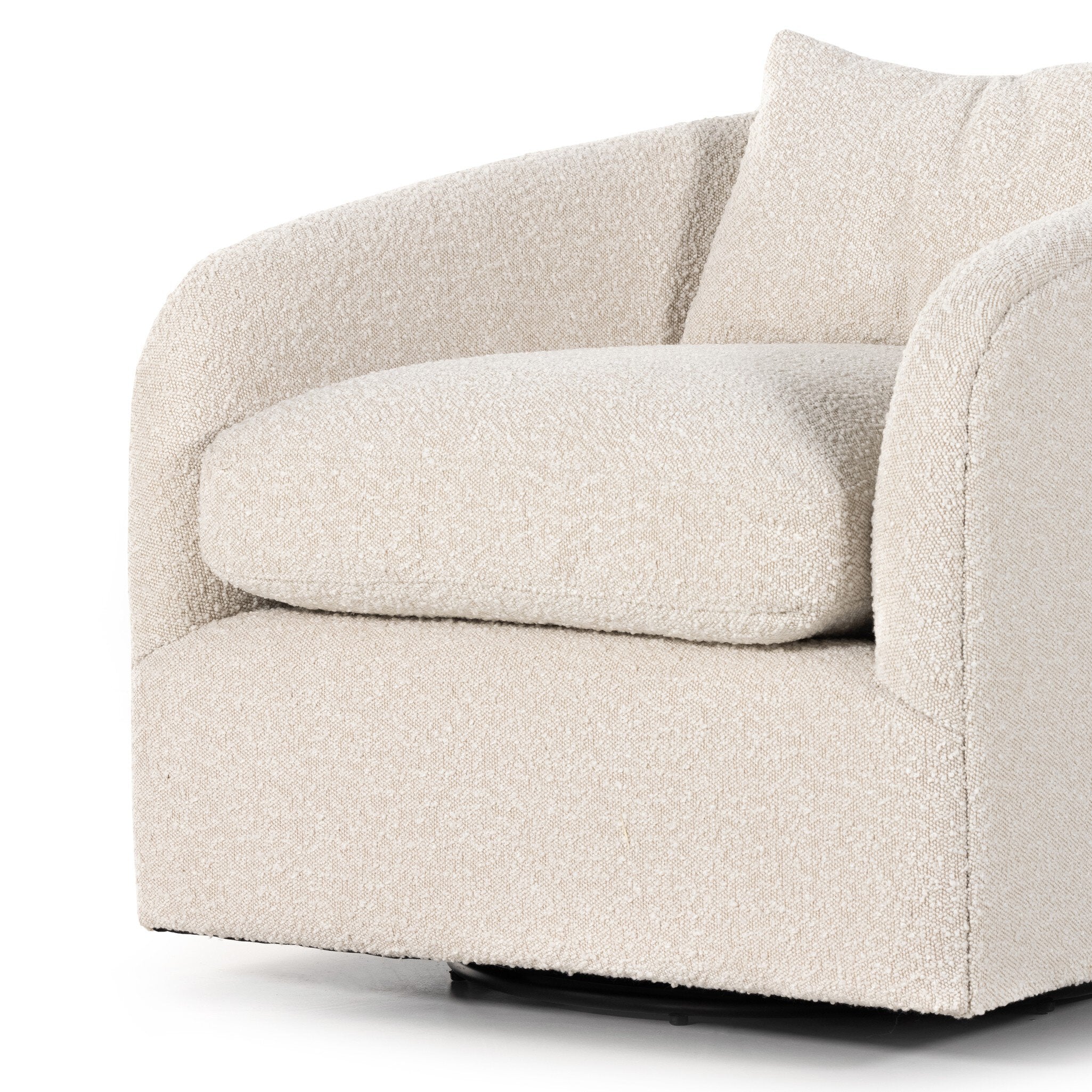 Four Hands Topanga Swivel Chair — Knoll Natural