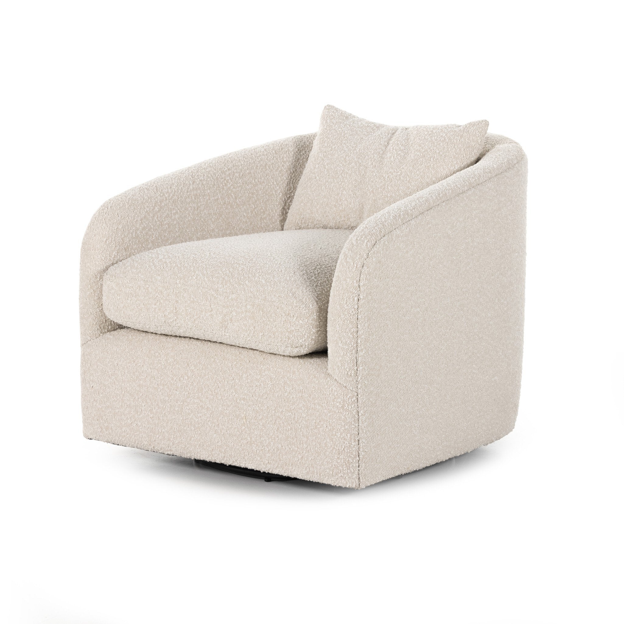 Four Hands Topanga Swivel Chair — Knoll Natural
