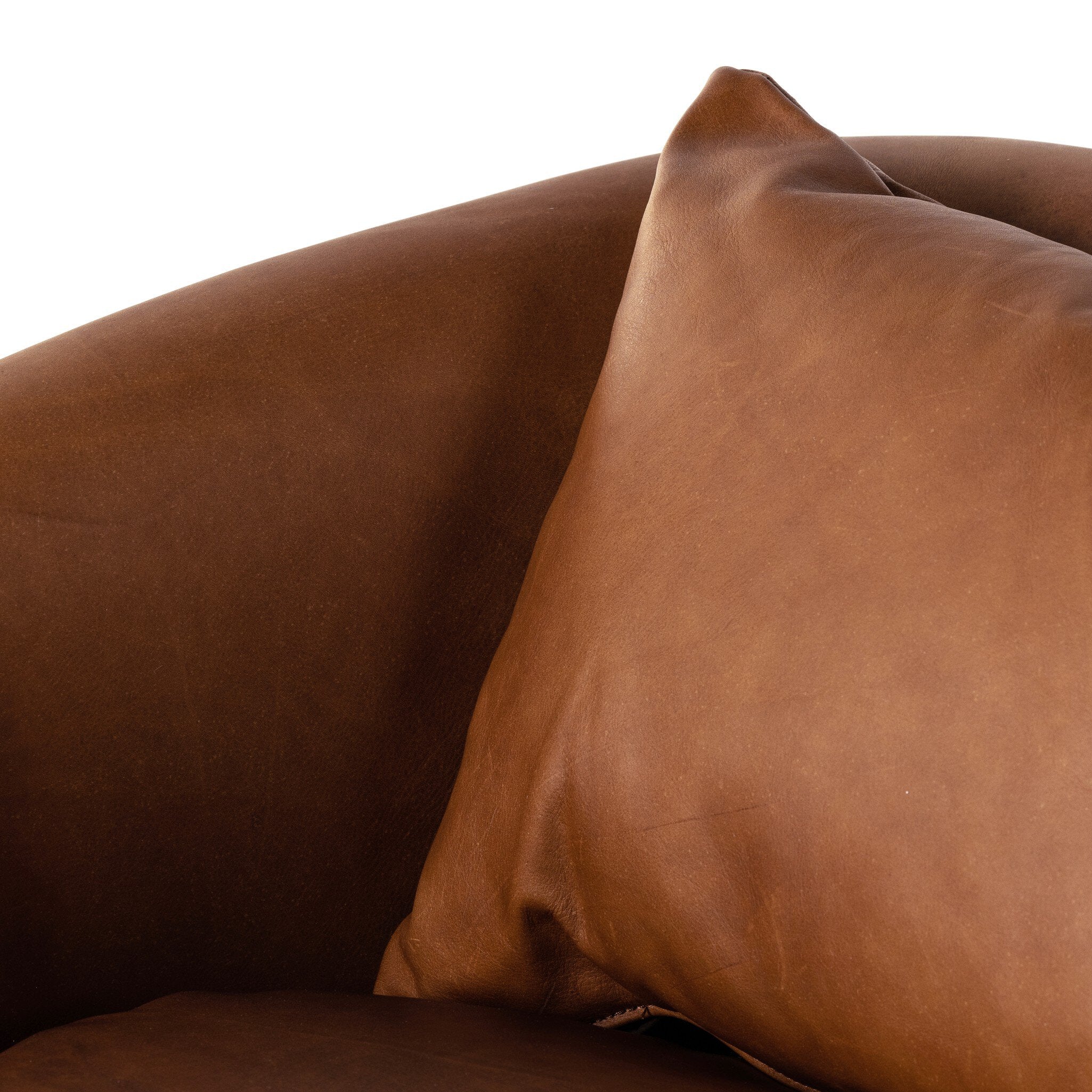 Four Hands Topanga Swivel Chair — Heirloom Sienna