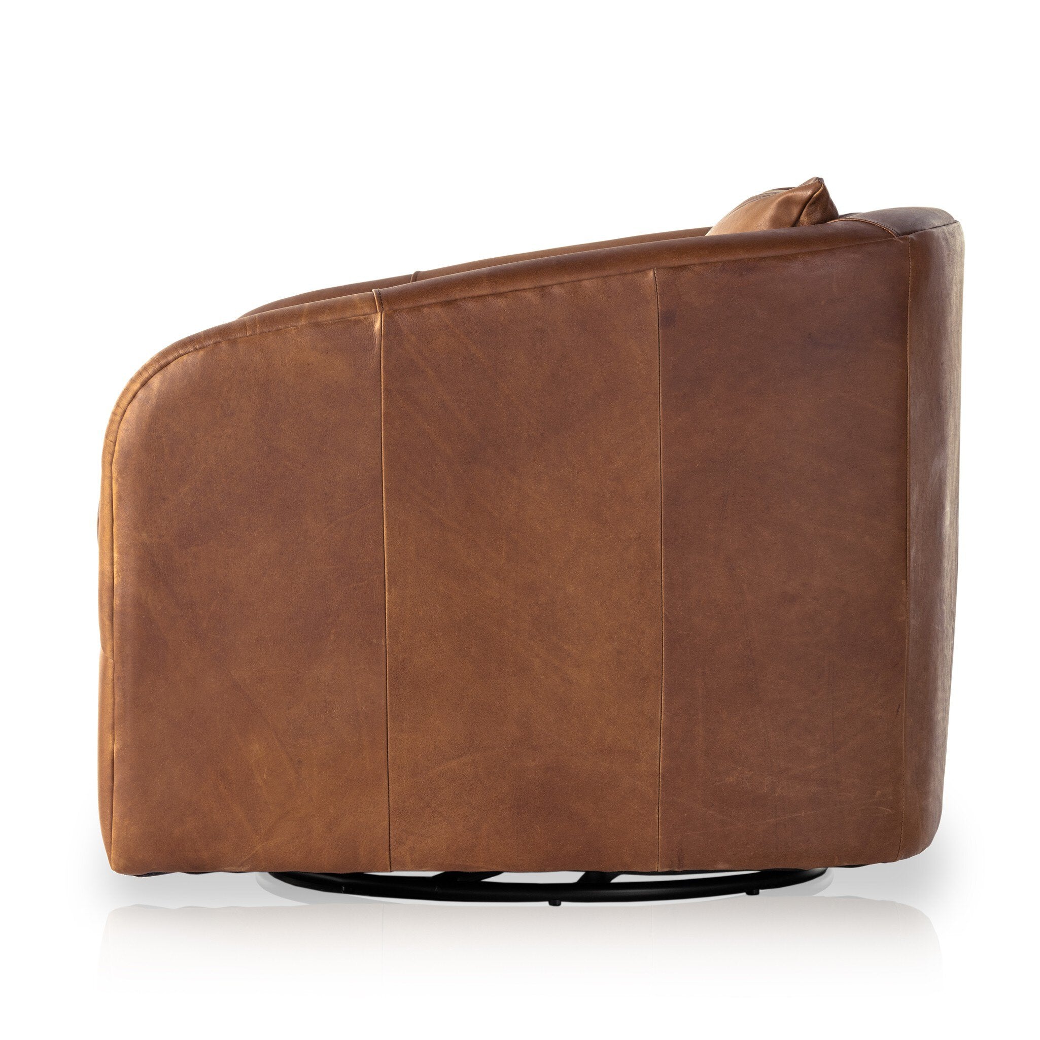 Four Hands Topanga Swivel Chair — Heirloom Sienna