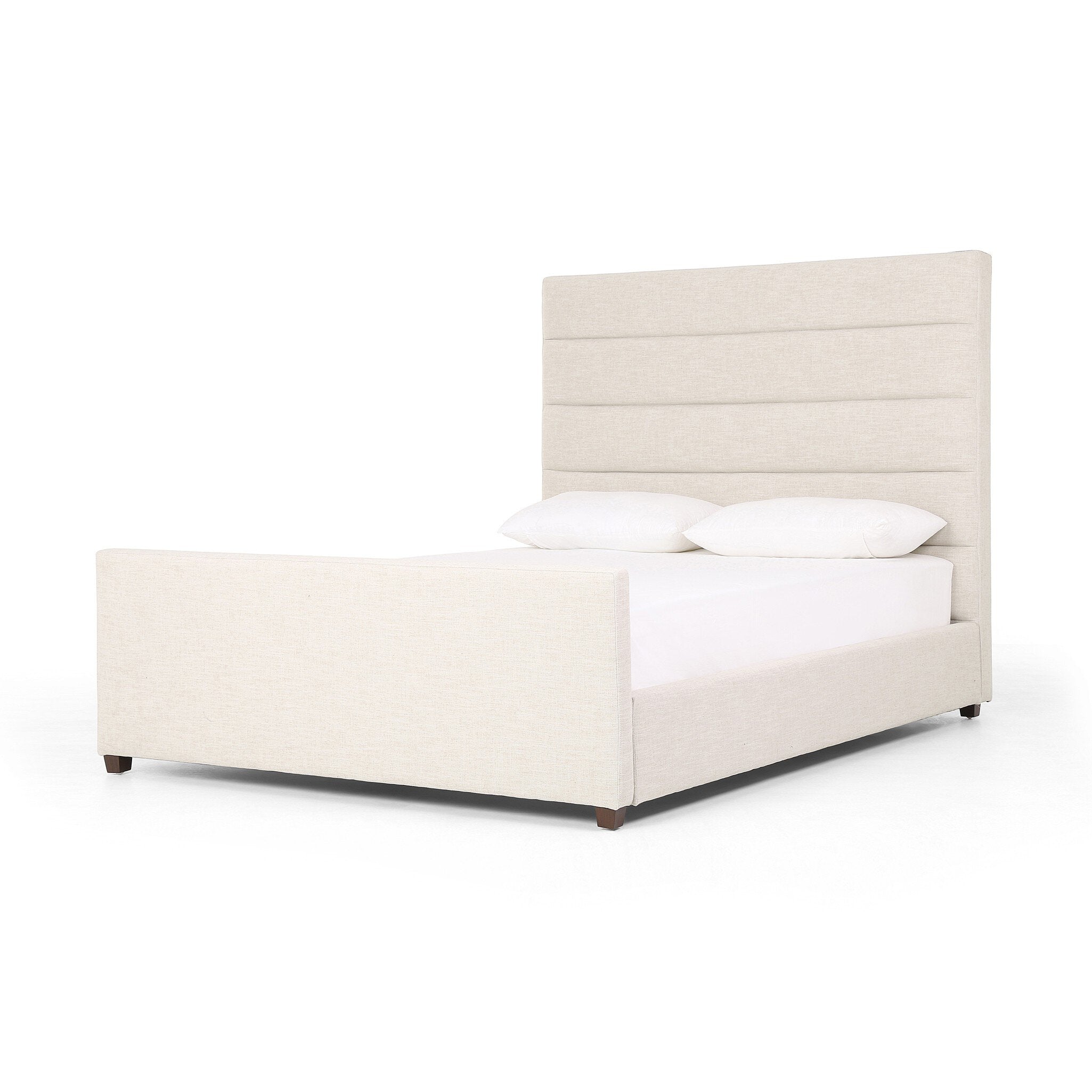 Four Hands Daphne Bed — Cambric Ivory-Almond-Queen