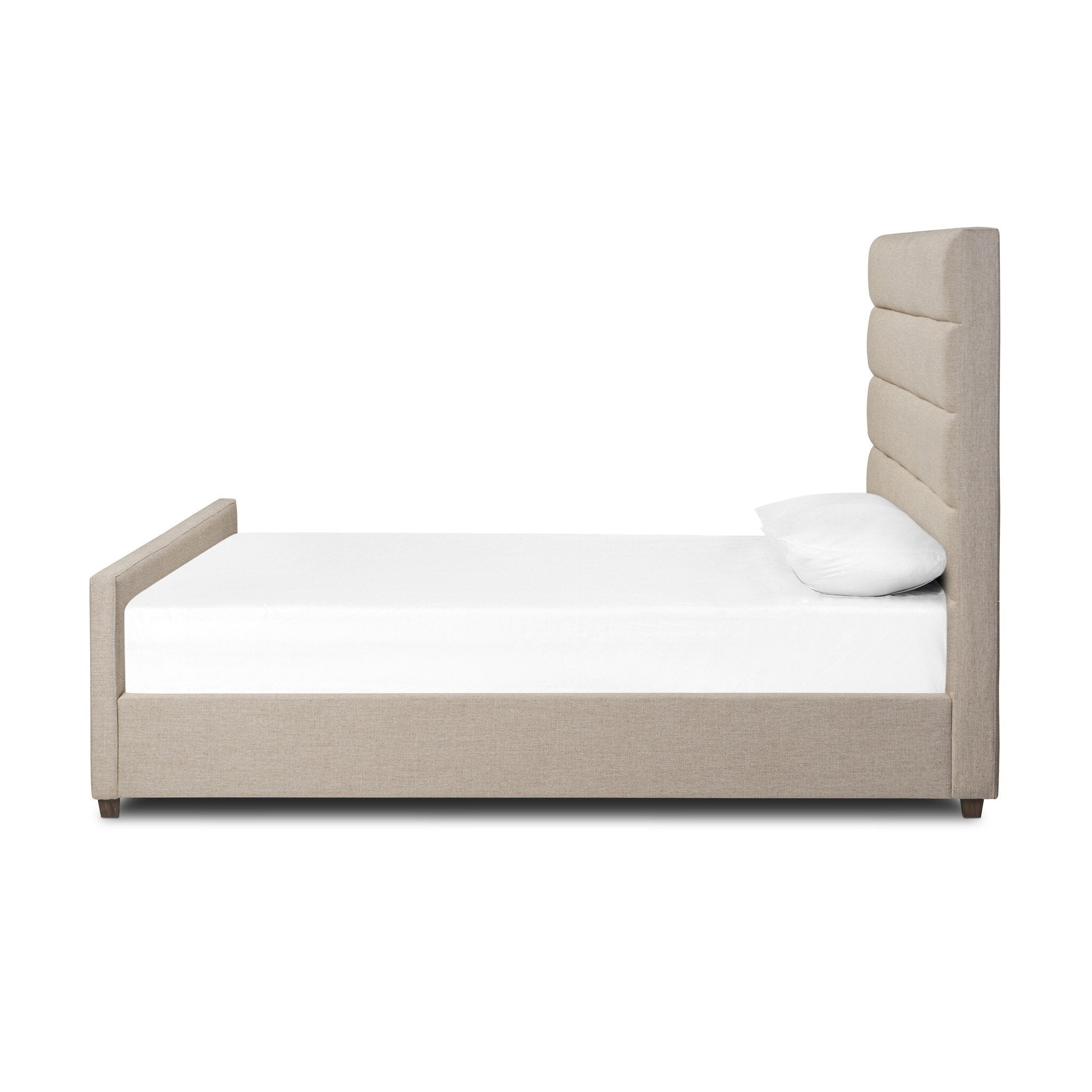 Four Hands Daphne Bed — Alcala Taupe-Almond-Queen