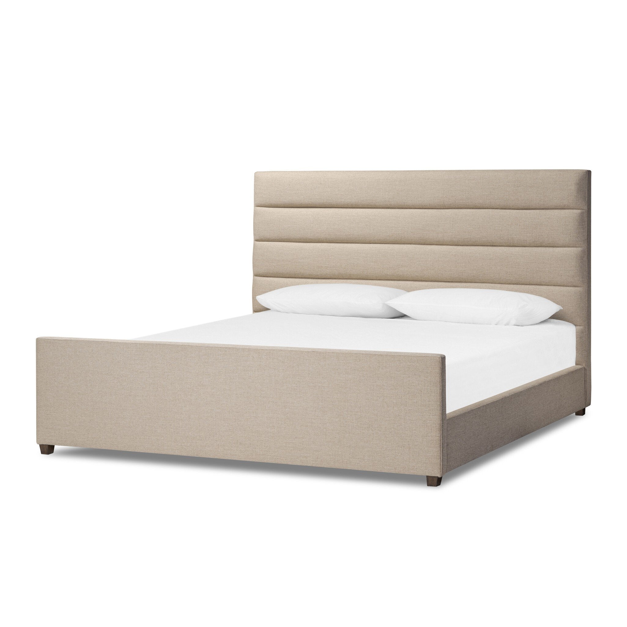 Four Hands Daphne Bed — Alcala Taupe-Almond-King