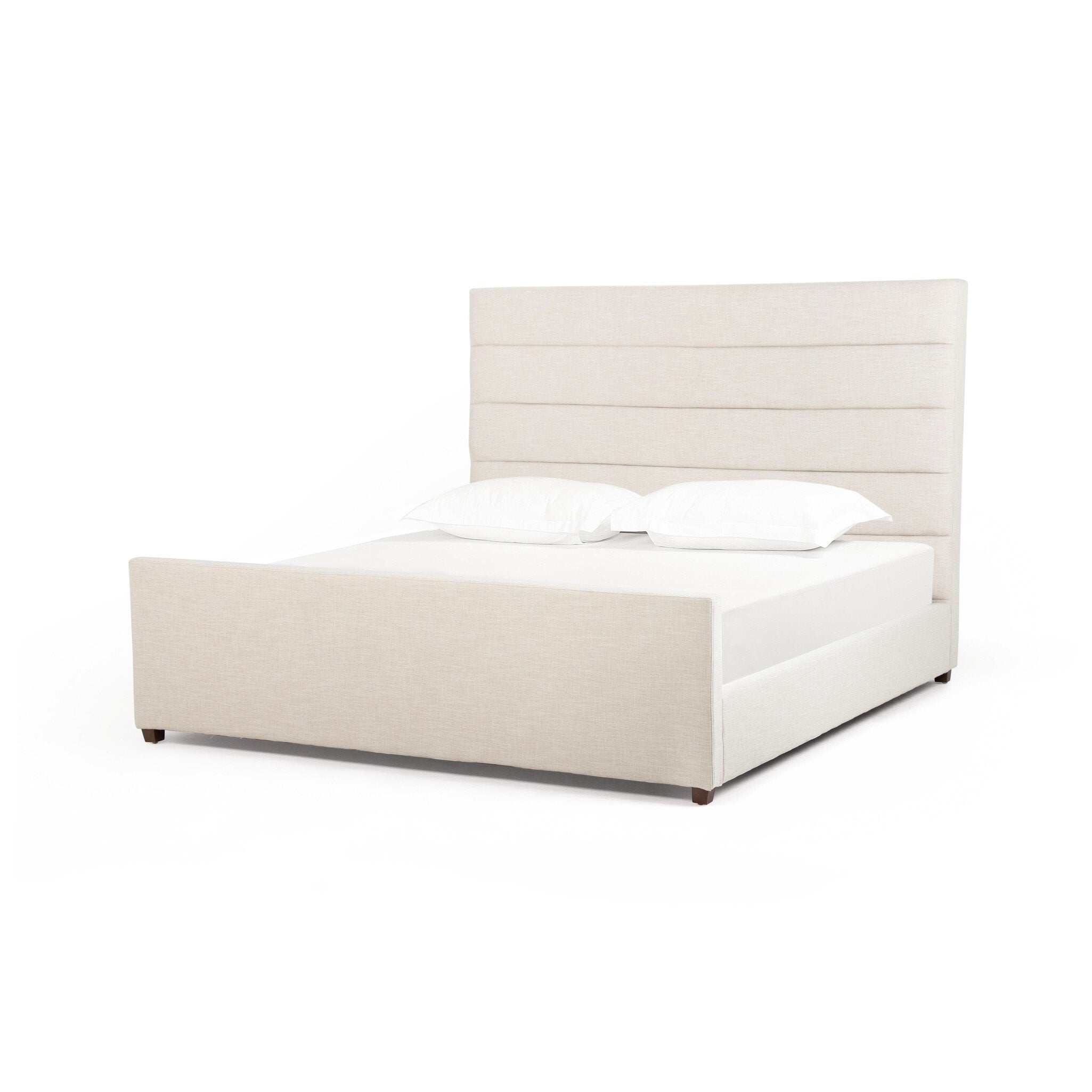 Four Hands Daphne Bed — Cambric Ivory-Almond-Cal King