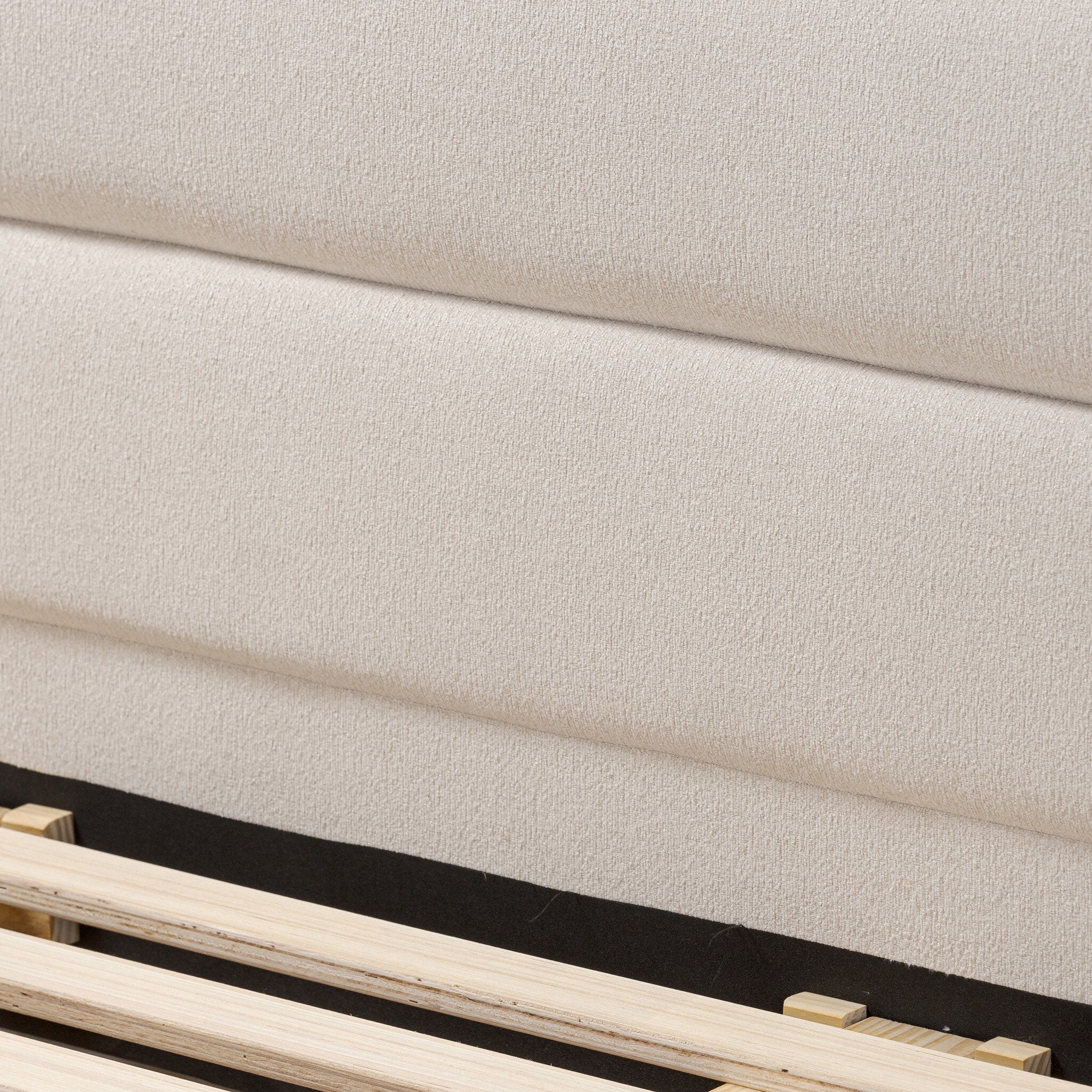 Four Hands Daphne Bed — Crypton Wayfarer Snow-Almond-Queen