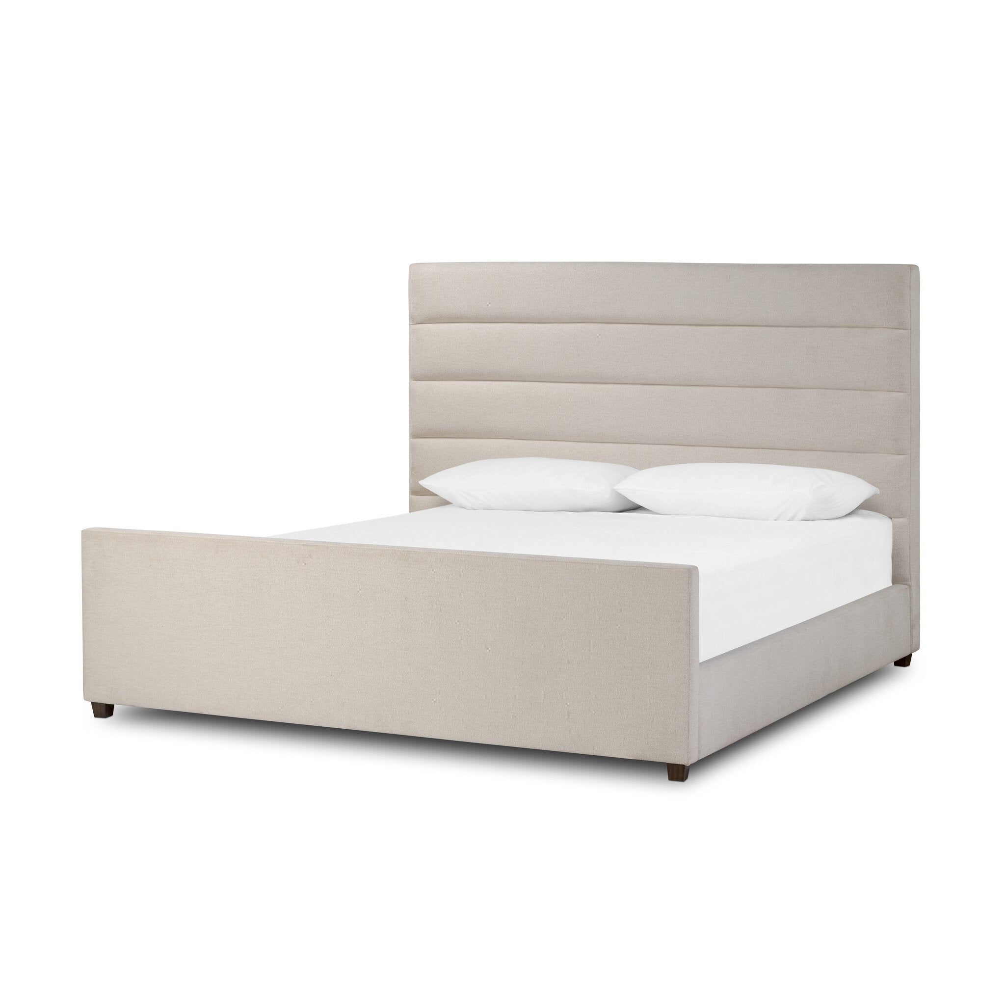 Four Hands Daphne Bed — Crypton Wayfarer Snow-Almond-King
