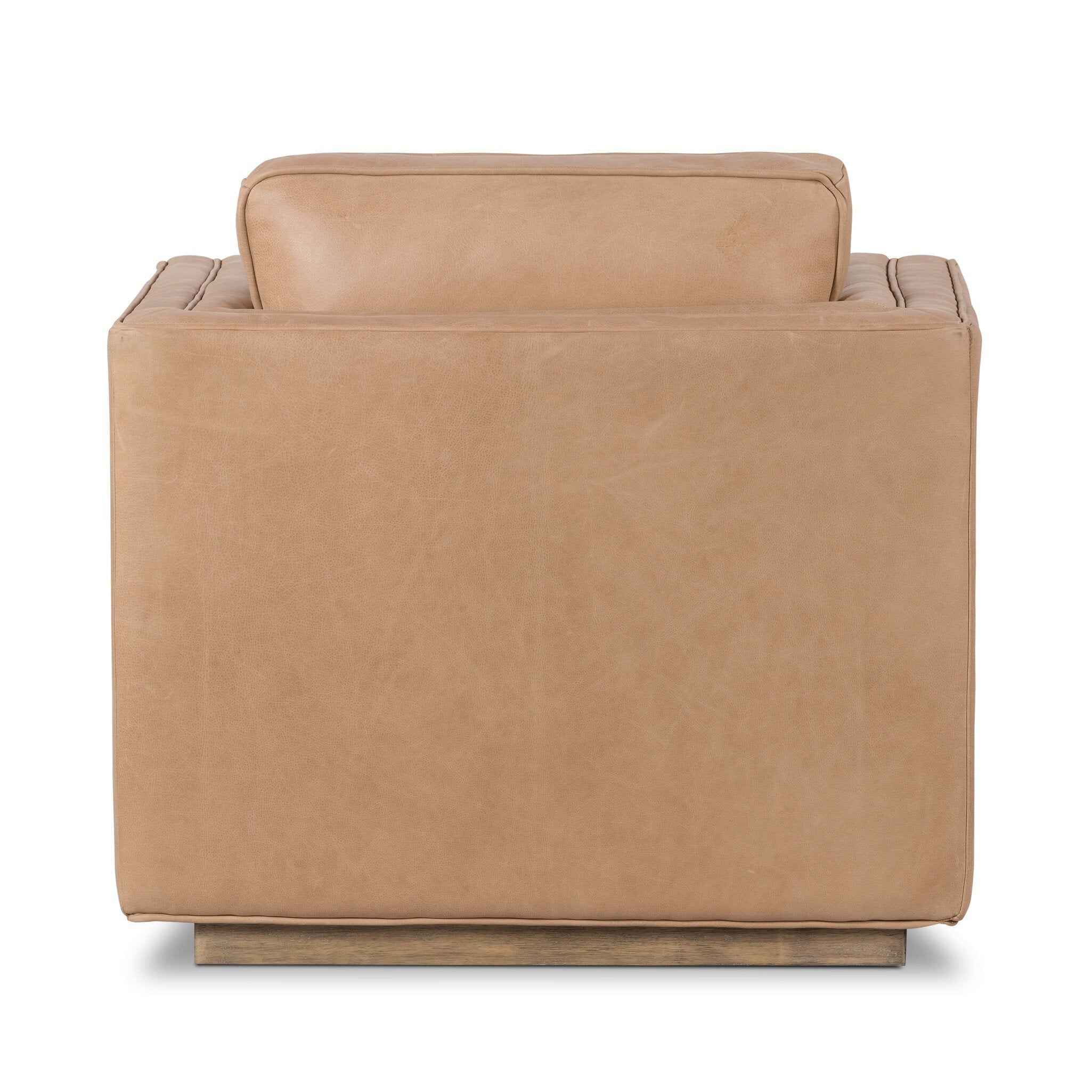 Four Hands Kiera Swivel Chair — Palermo Nude-Whitewash