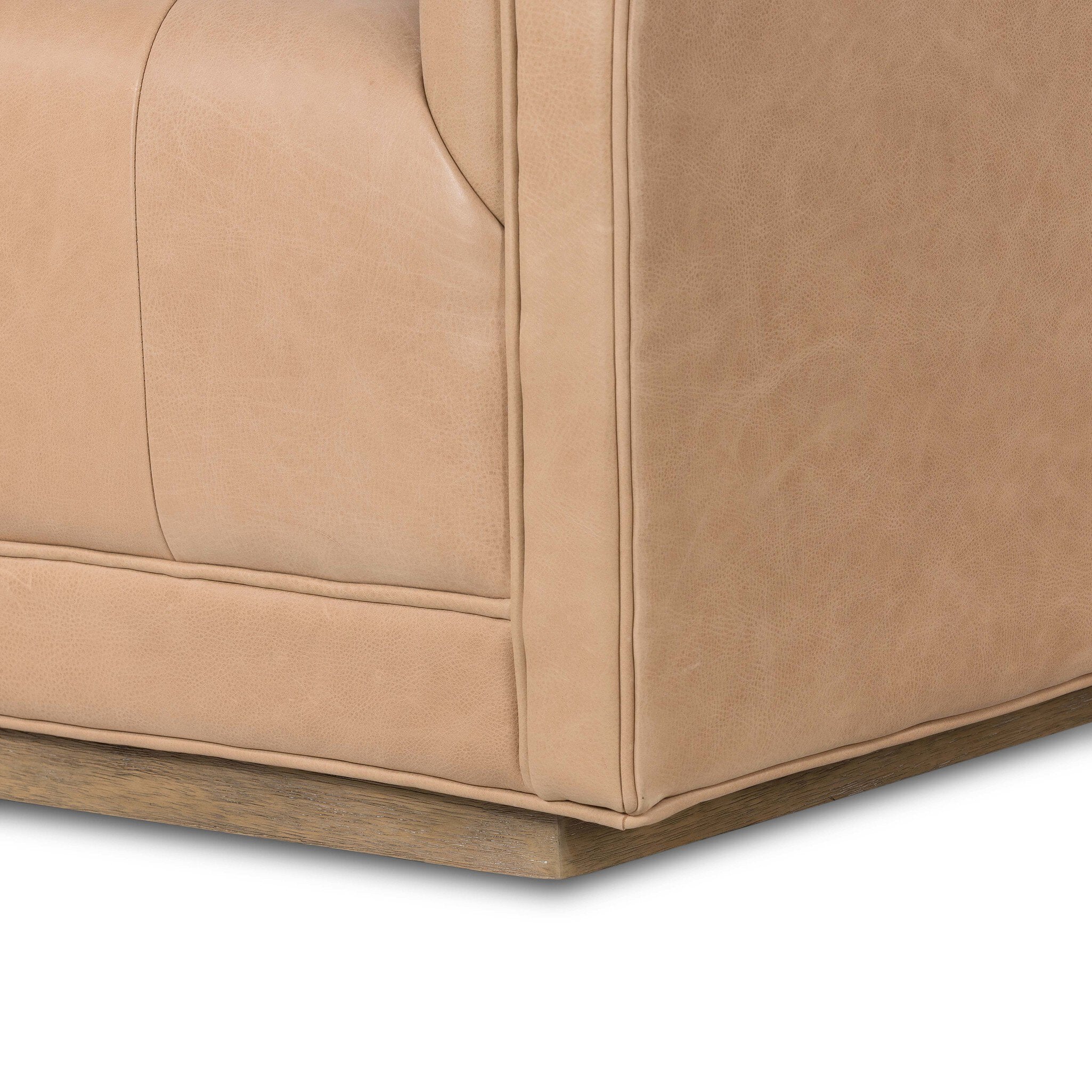 Four Hands Kiera Swivel Chair — Palermo Nude-Whitewash