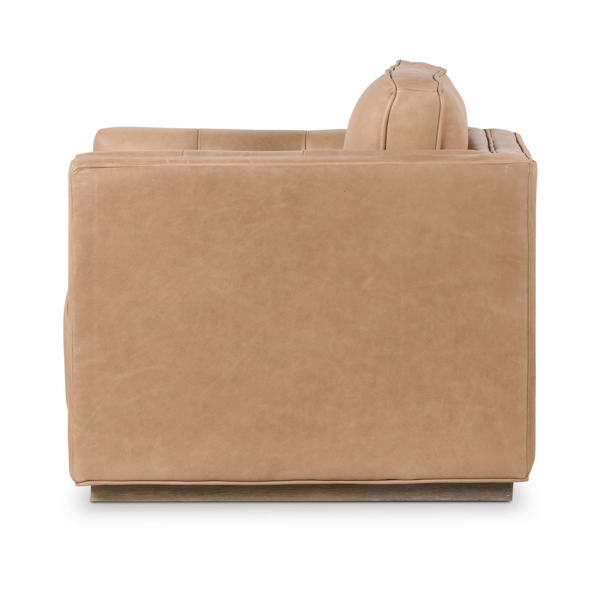Four Hands Kiera Swivel Chair — Palermo Nude-Whitewash