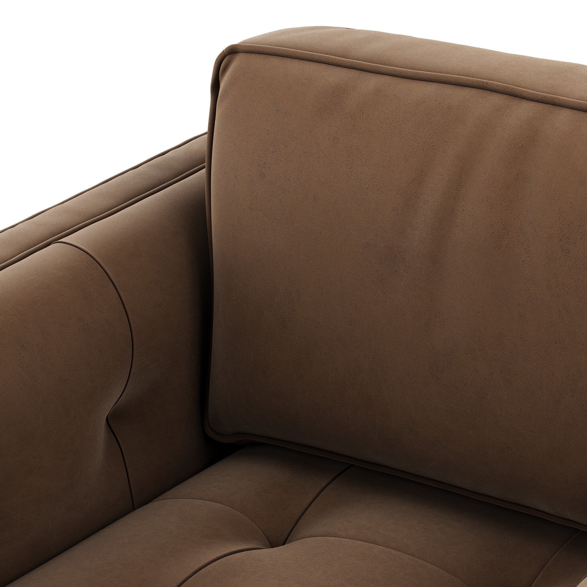 Four Hands Kiera Swivel Chair — Maestro Cigar-Weathered Sepia