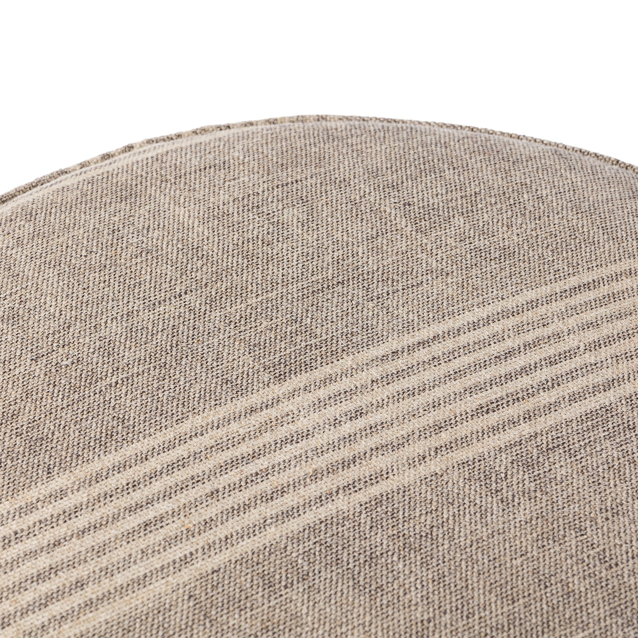 Four Hands Sinclair Round Ottoman — Manchester Flint-Sienna Brown