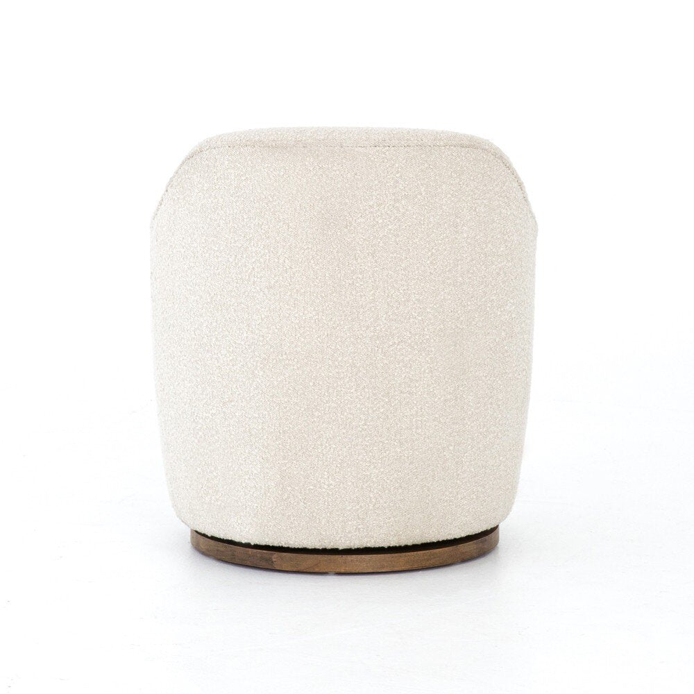 Four Hands Aurora Swivel Chair — Knoll Natural-Distressed Natural