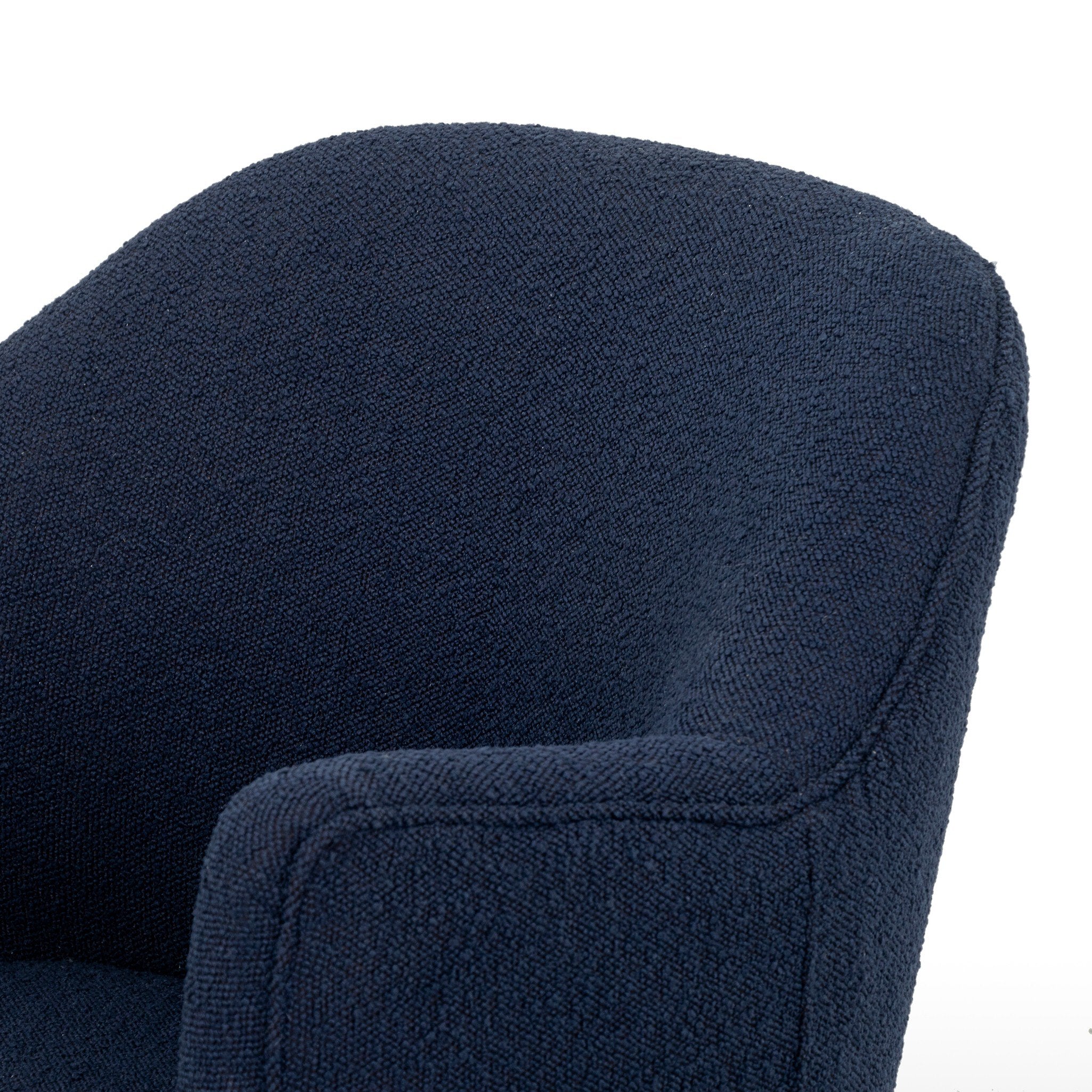 Four Hands Aurora Swivel Chair — Copenhagen Indigo-Distressed Natural