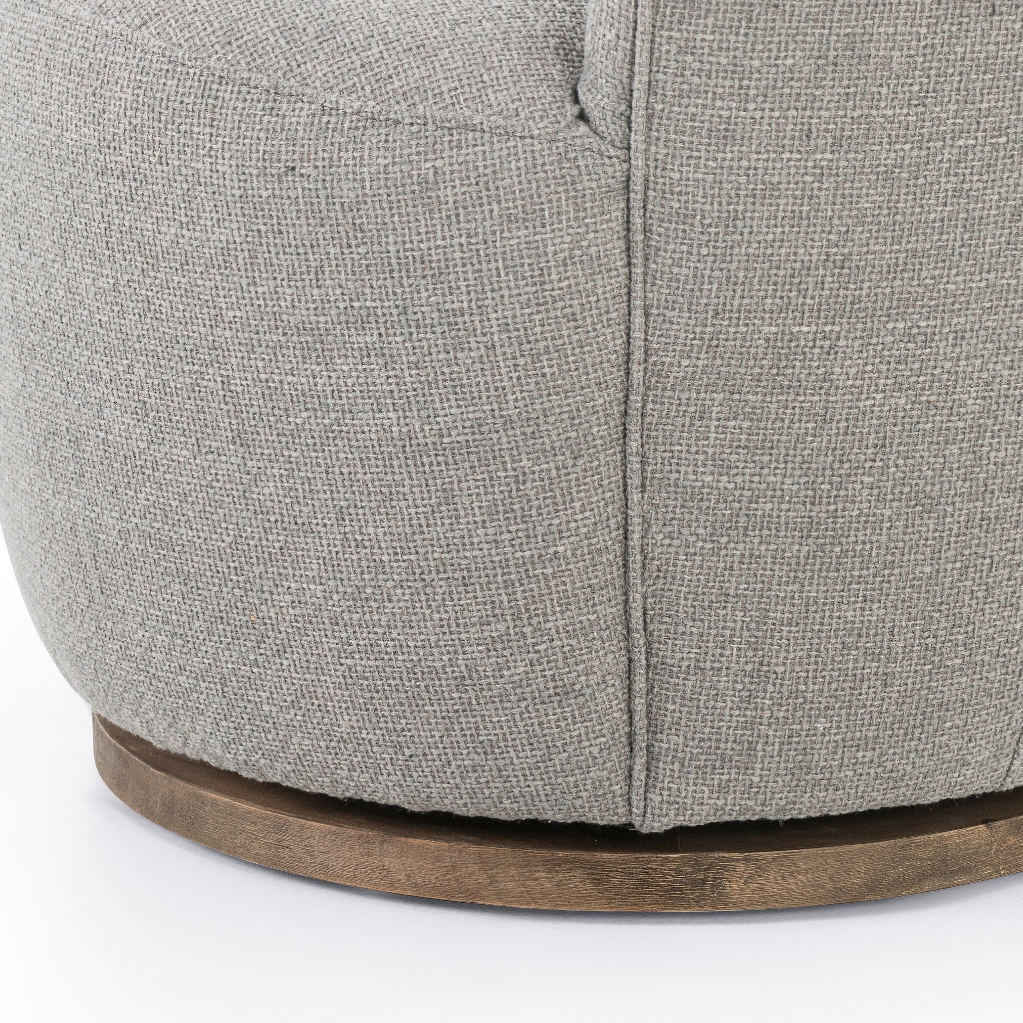 Four Hands Aurora Swivel Chair — Gibson Silver-Distressed Natural