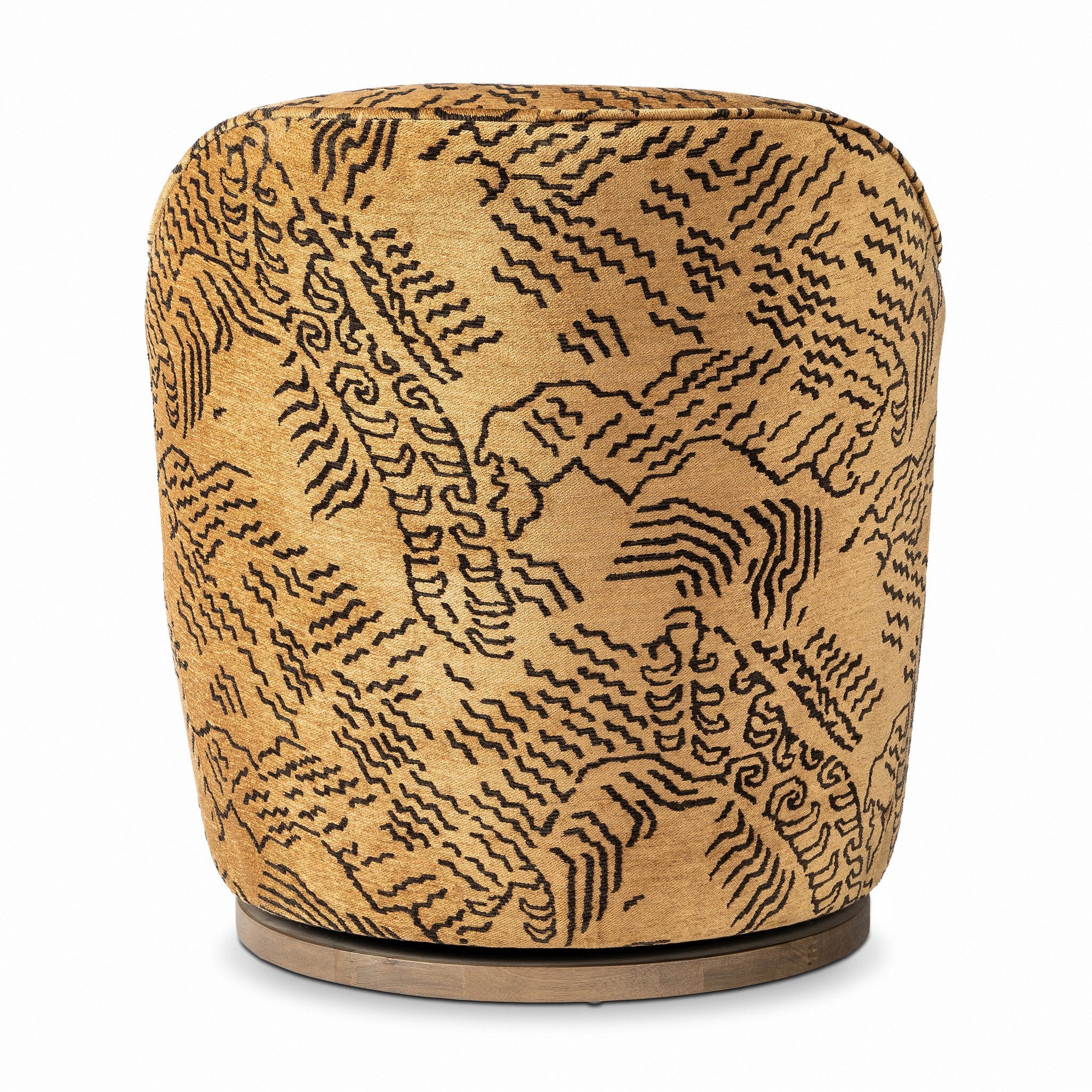 Four Hands Aurora Swivel Chair — Balkan Ochre-Distressed Natural