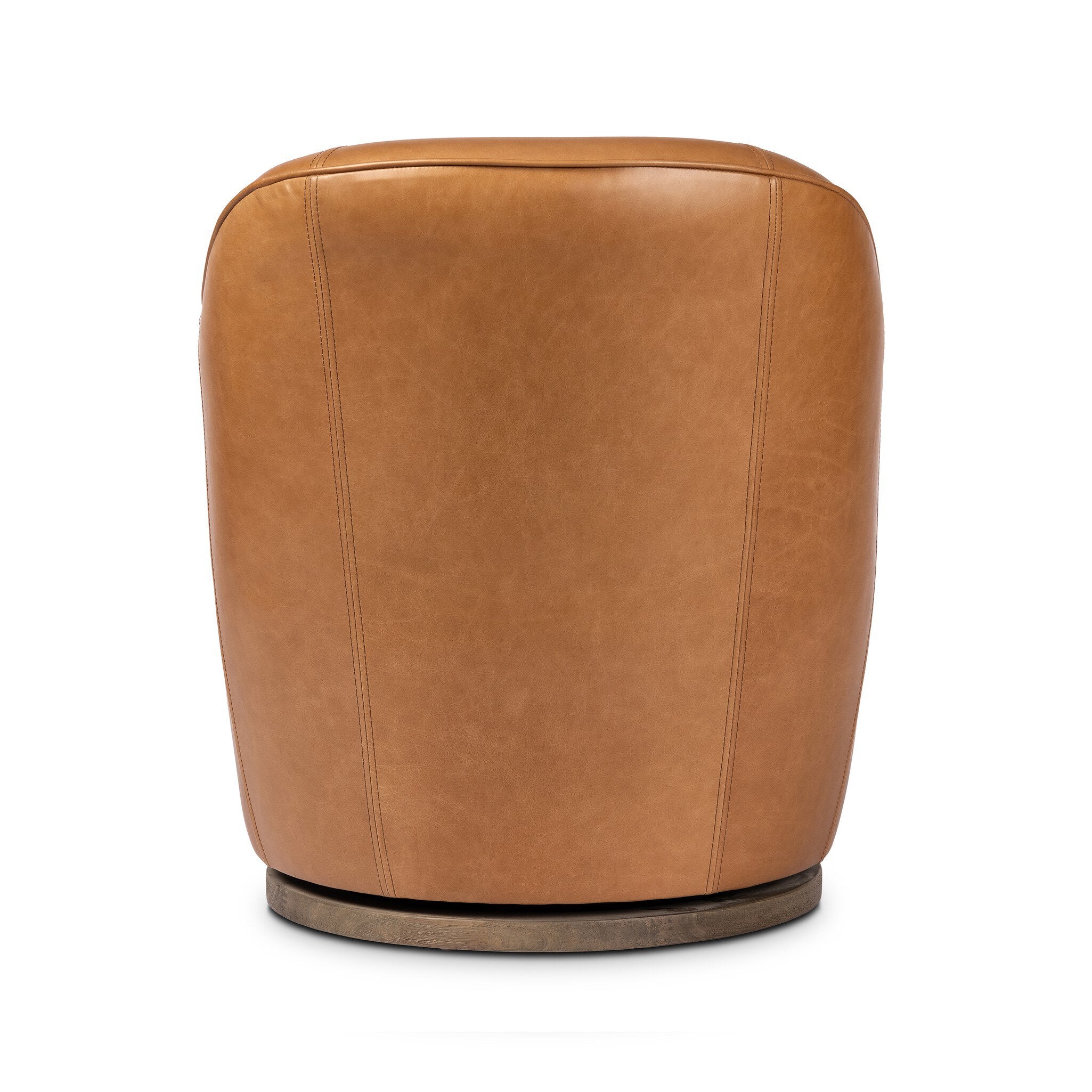 Four Hands Aurora Swivel Chair — Sonoma Butterscotch-Distressed Natural
