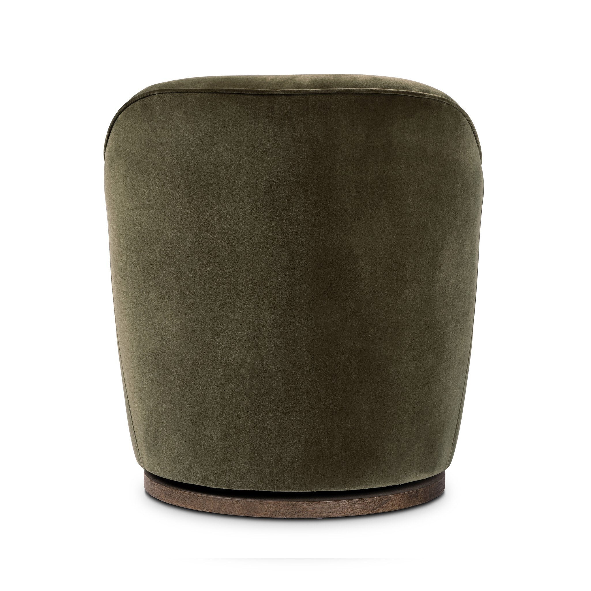 Four Hands Aurora Swivel Chair — Surrey Olive-Distressed Natural