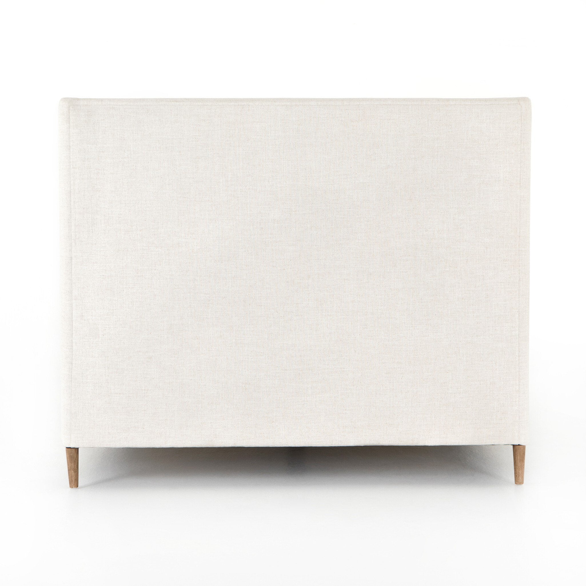 Four Hands Potter Bed — Dover Crescent-Distressed Natural-King