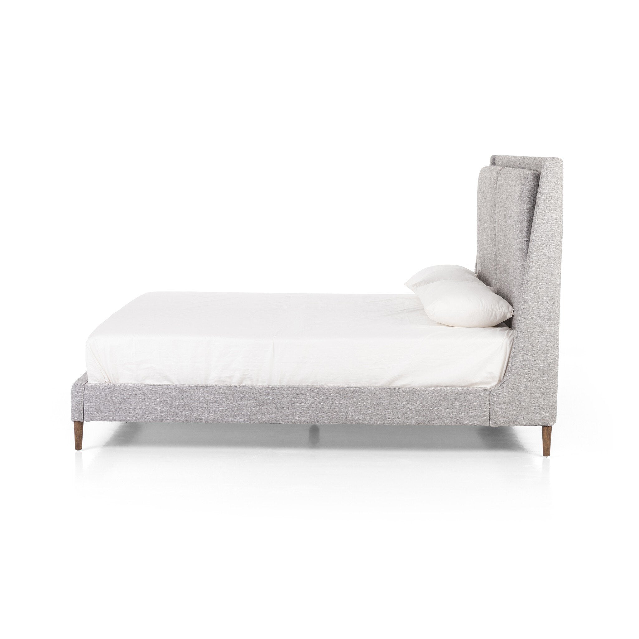 Four Hands Potter Bed — Manor Grey-Distressed Natural-King