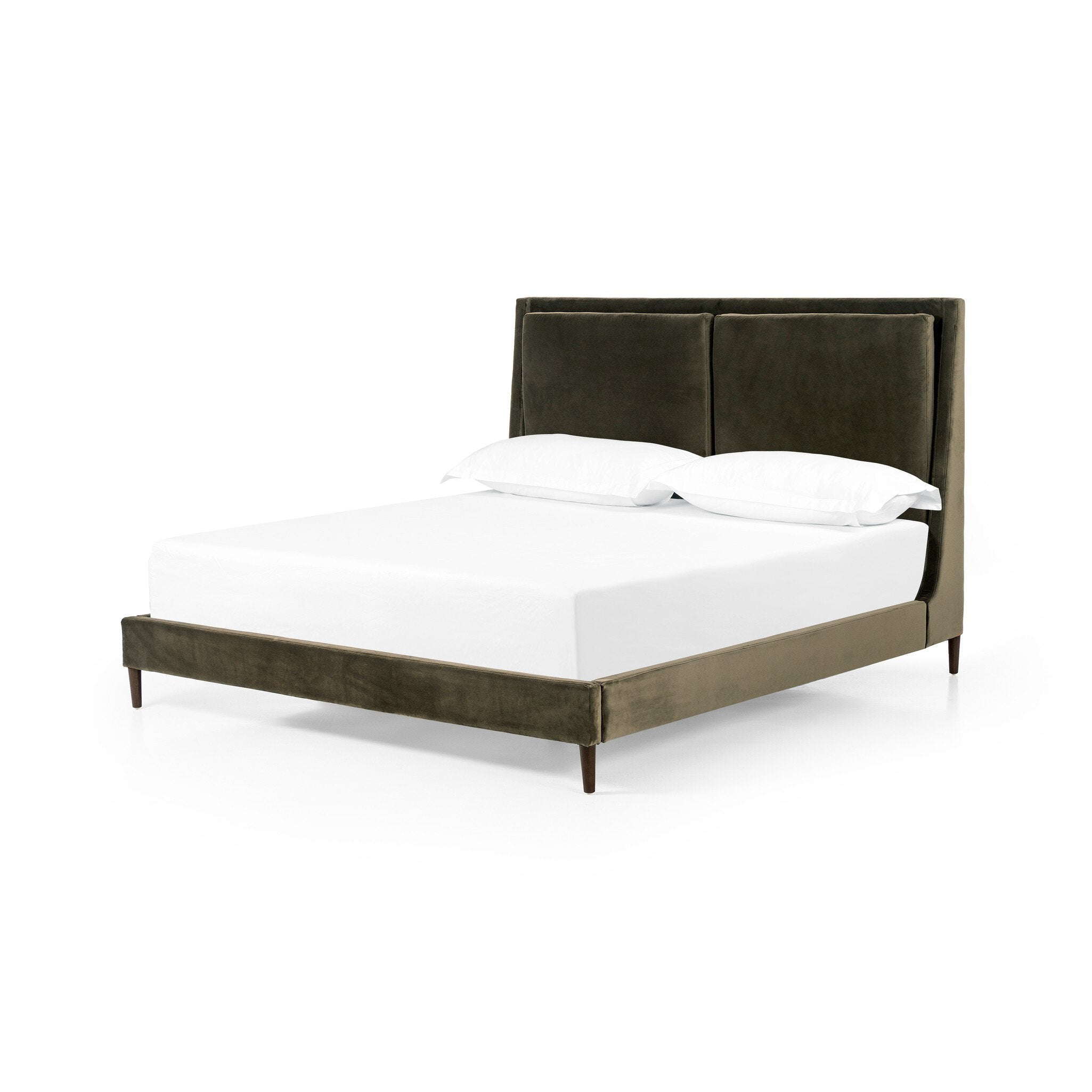 Four Hands Potter Bed — Surrey Olive-Burnt Oak-King
