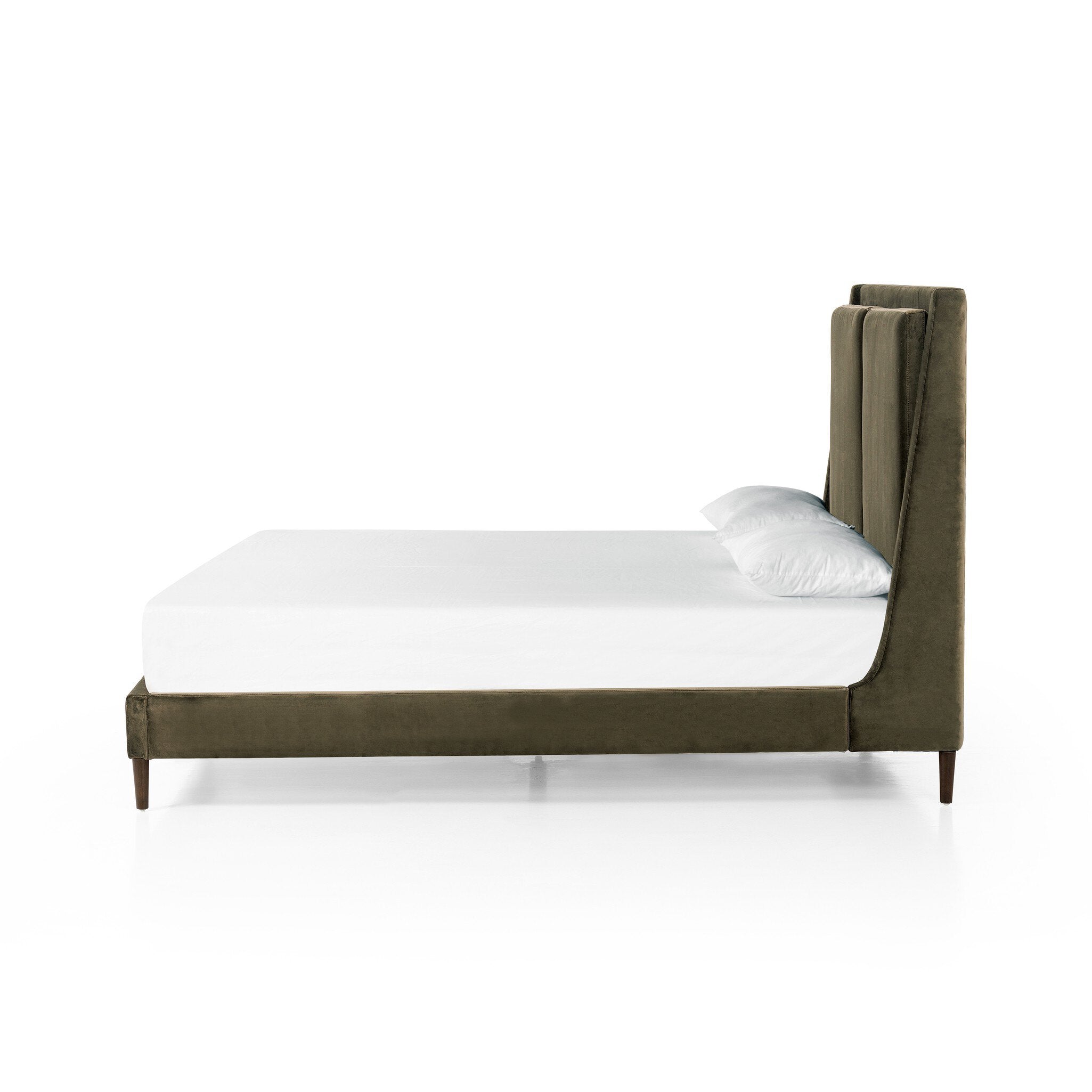 Four Hands Potter Bed — Surrey Olive-Burnt Oak-Queen