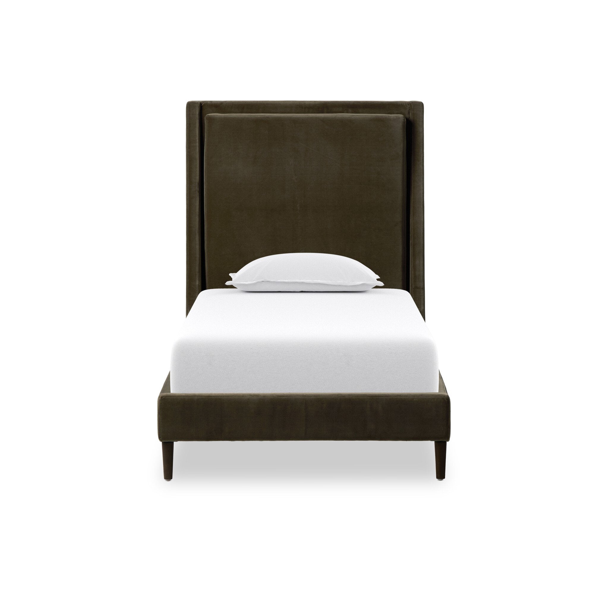 Four Hands Potter Bed — Surrey Olive-Burnt Oak-Twin