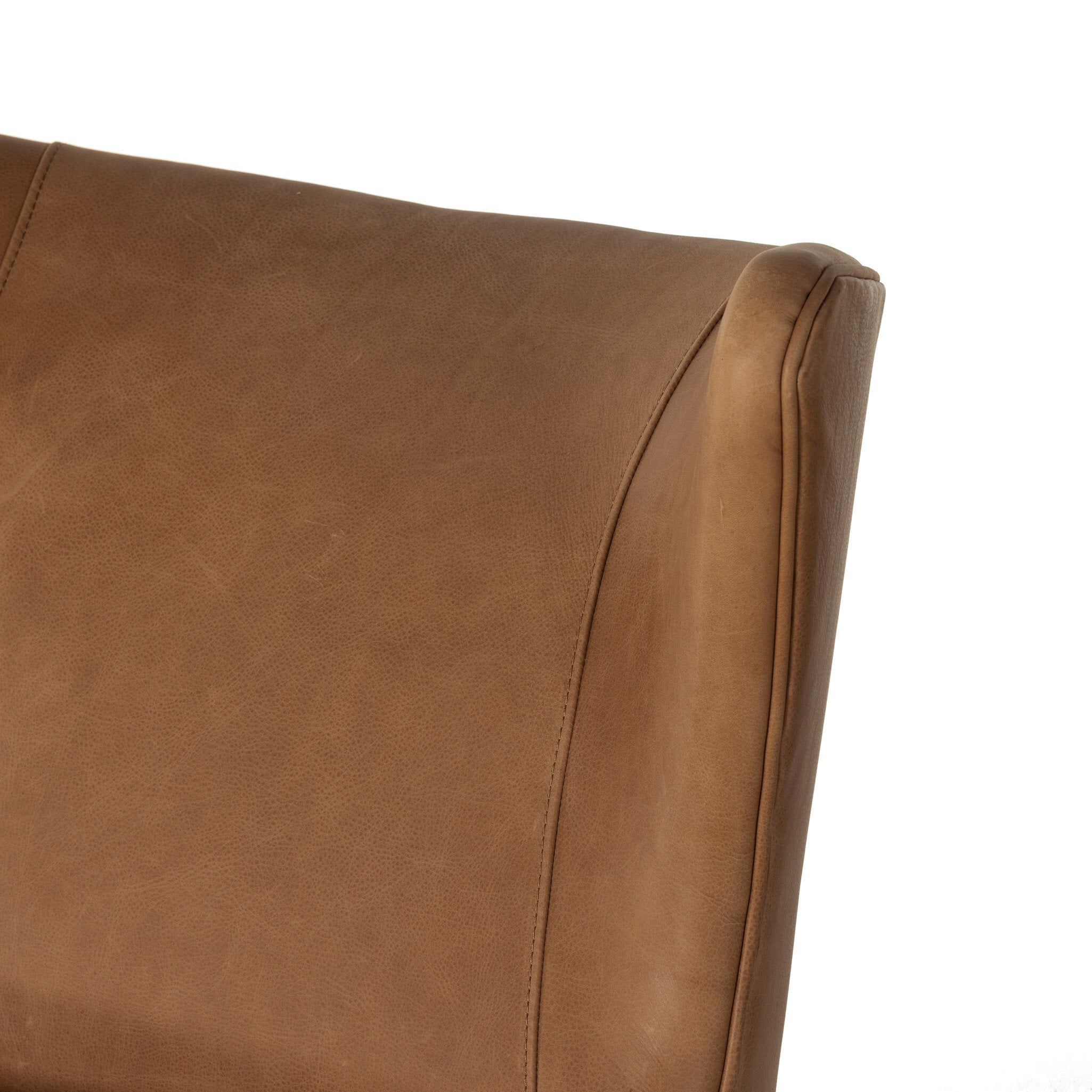 Four Hands Marlow Wing Chair — Palermo Cognac-Almond