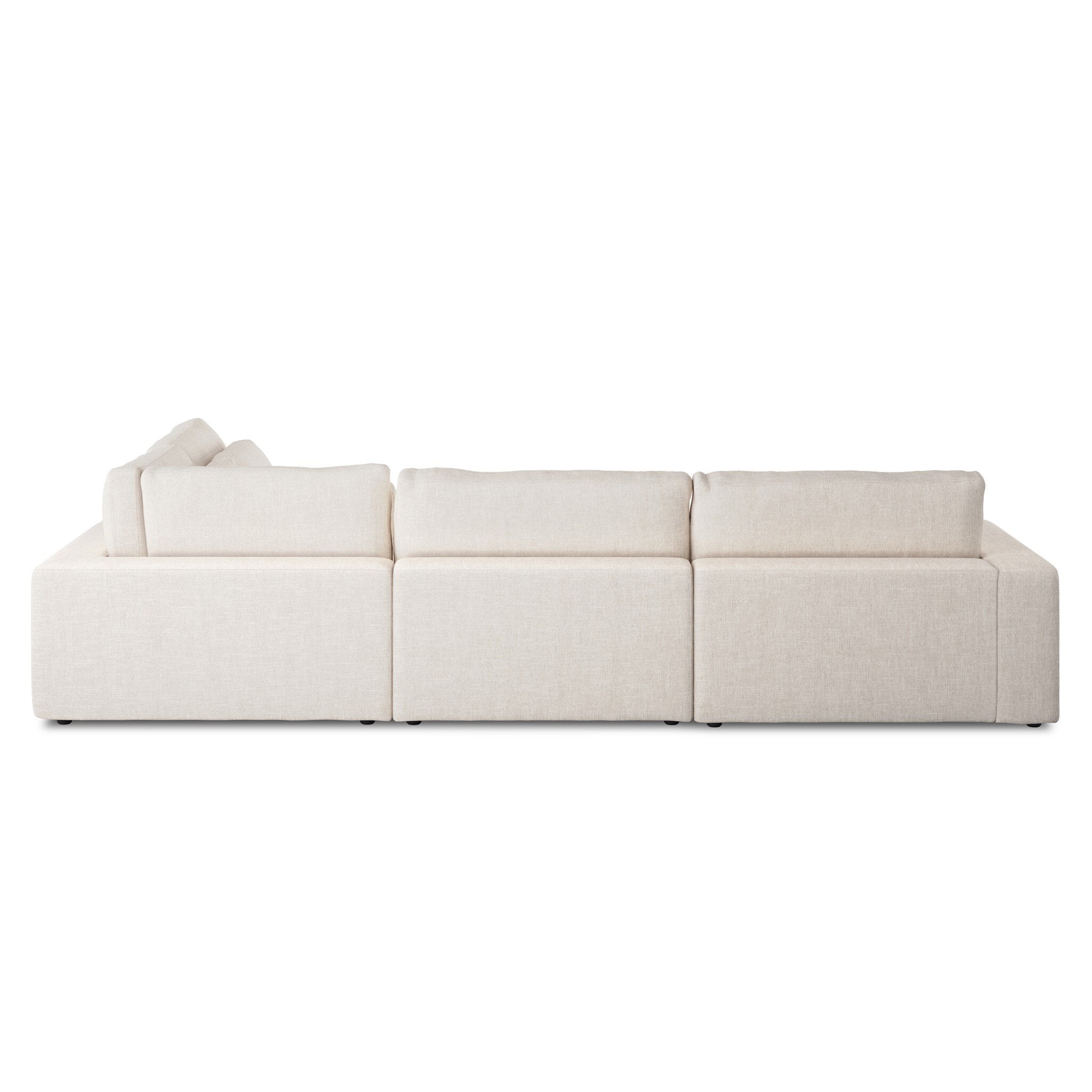 Four Hands Bloor 4-Piece Sectional W/ Ottoman — Essence Natural