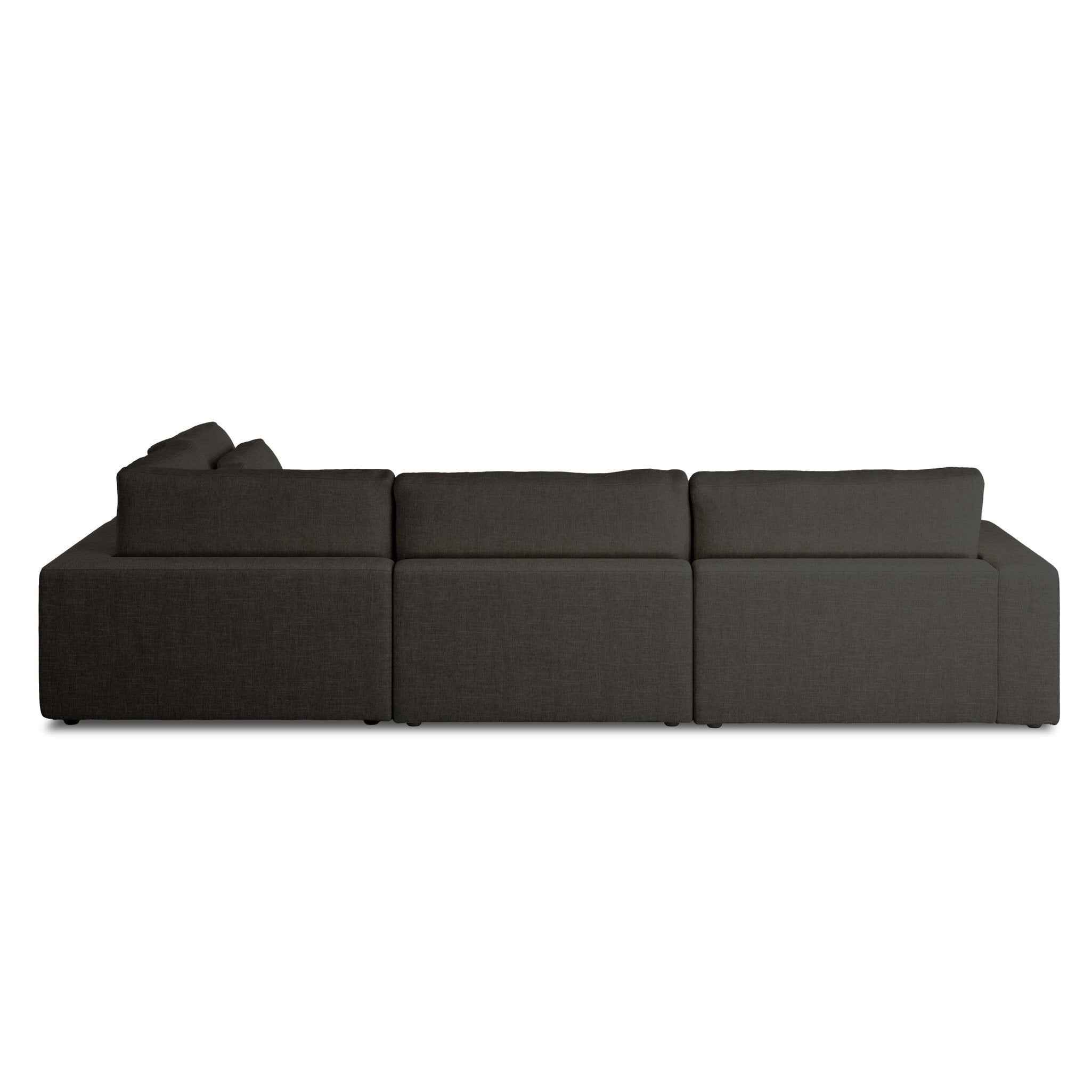 Four Hands Bloor 4-Piece Sectional W/ Ottoman — Landale Charcoal